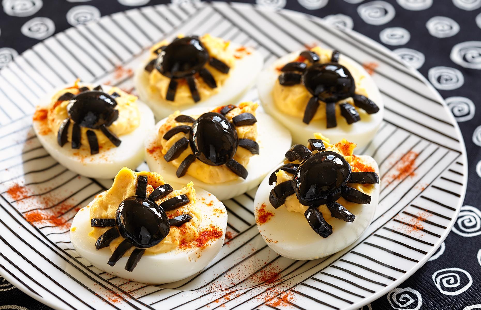 33. Diabolical devilled eggs