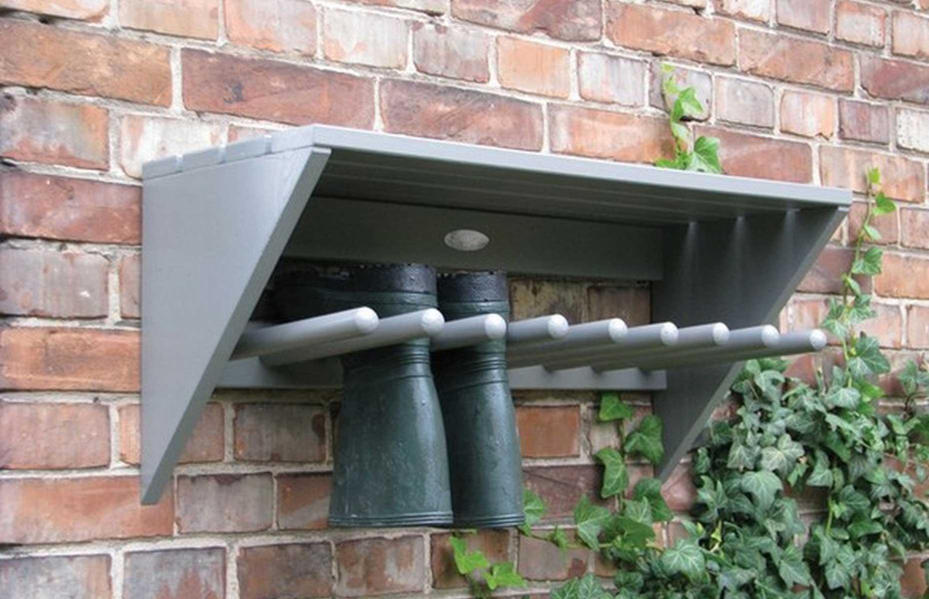 Add a traditional boot rack