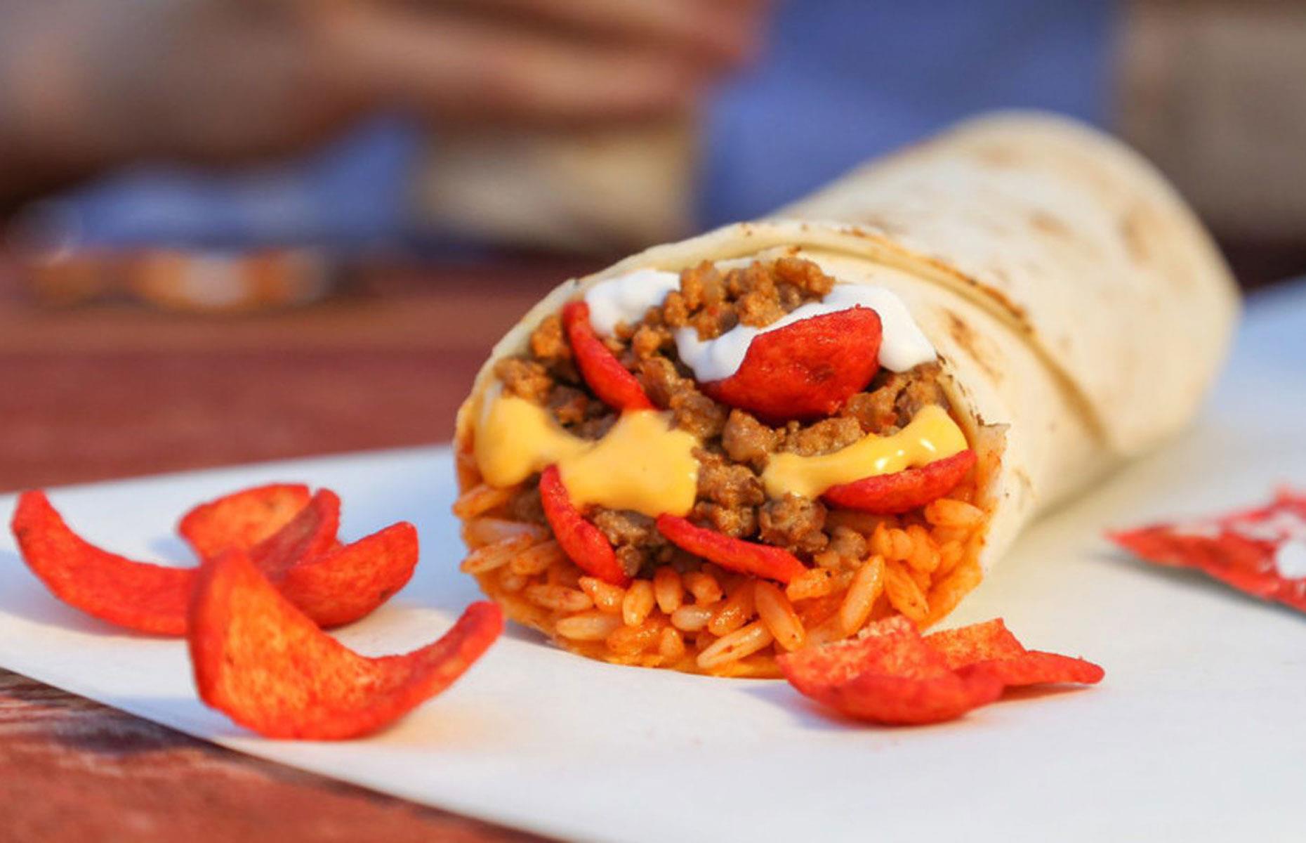 Taco Bell's boomerang burrito