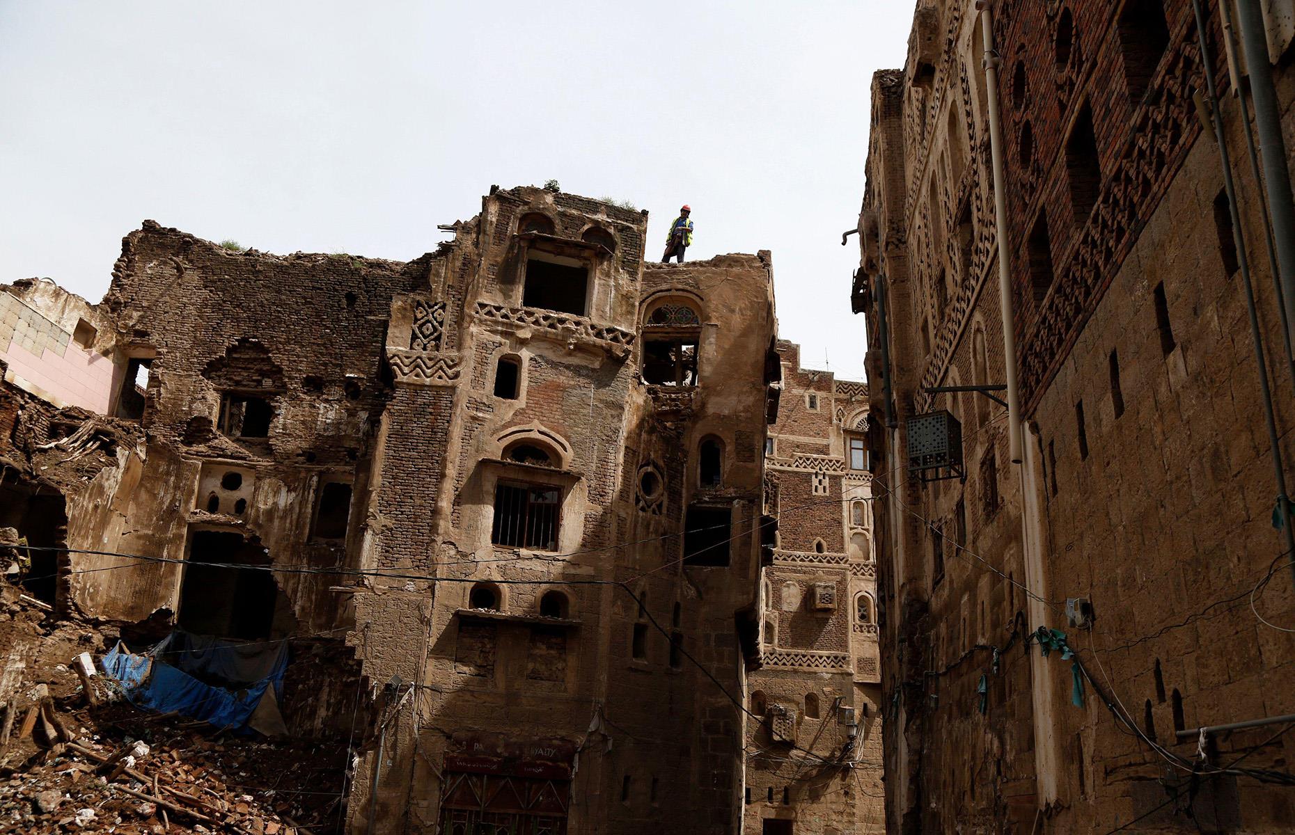 Old Sana'a tower houses, Sana'a Governate, Yemen