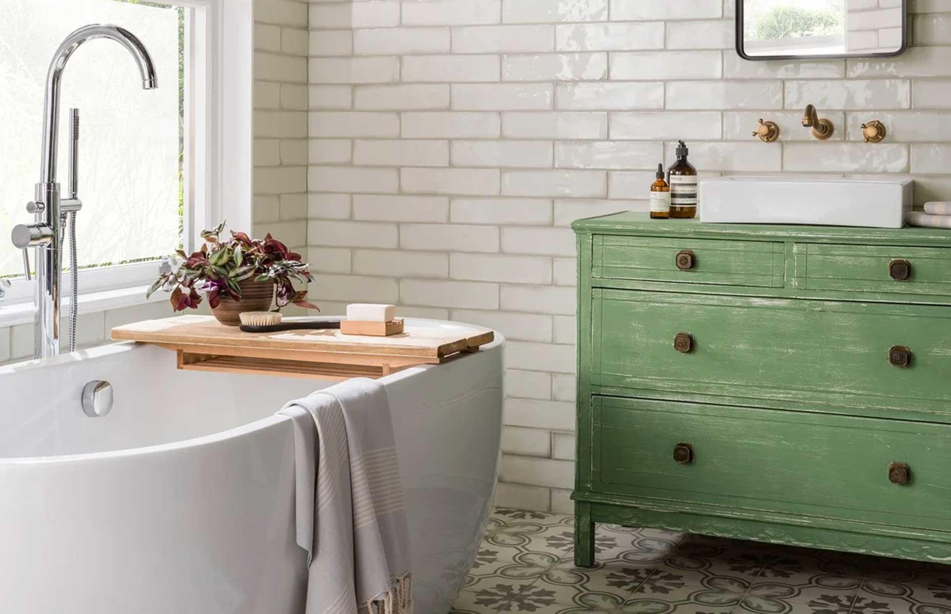 Select vintage-look tiles