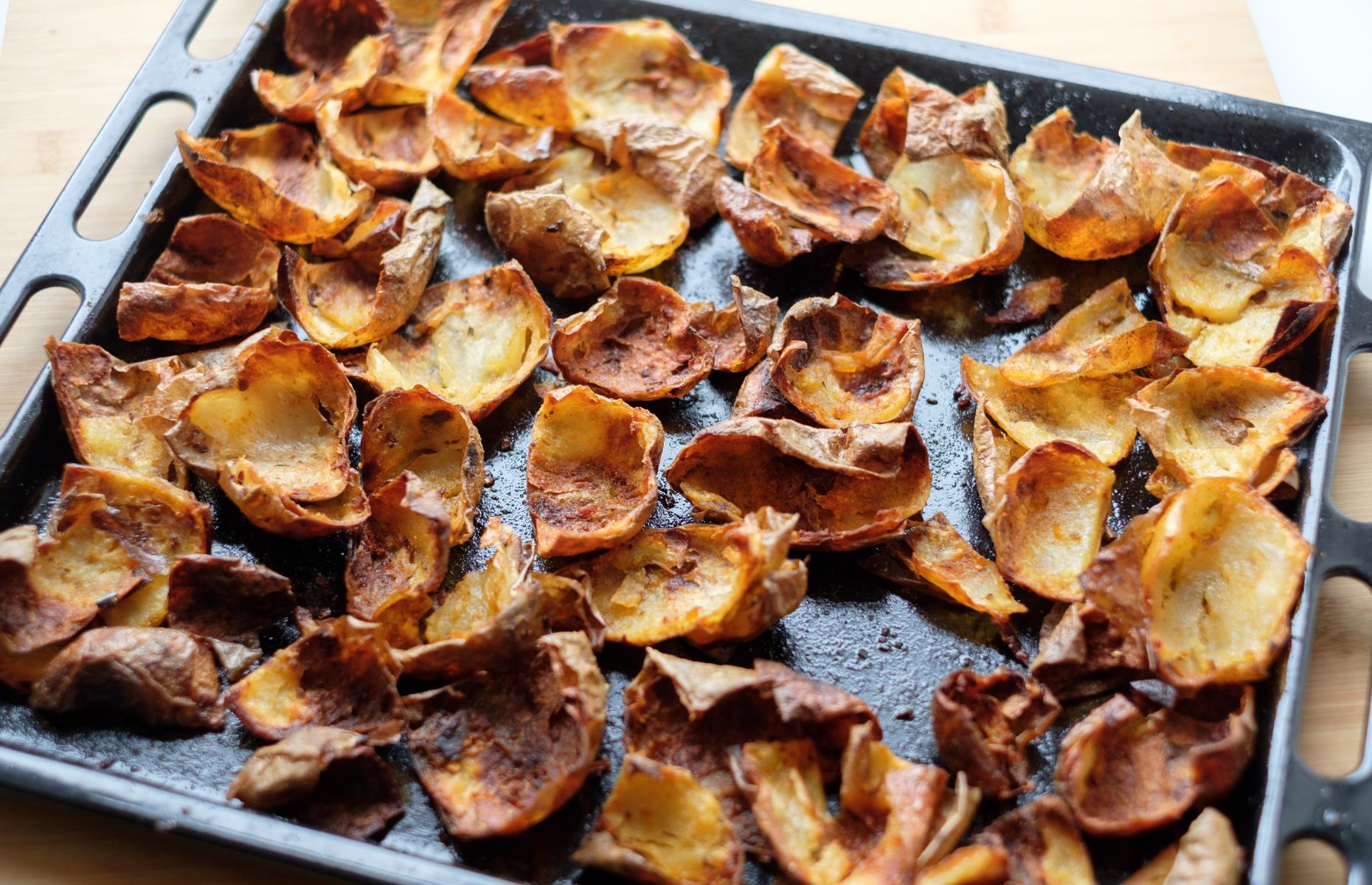 12. Crisp up the skins