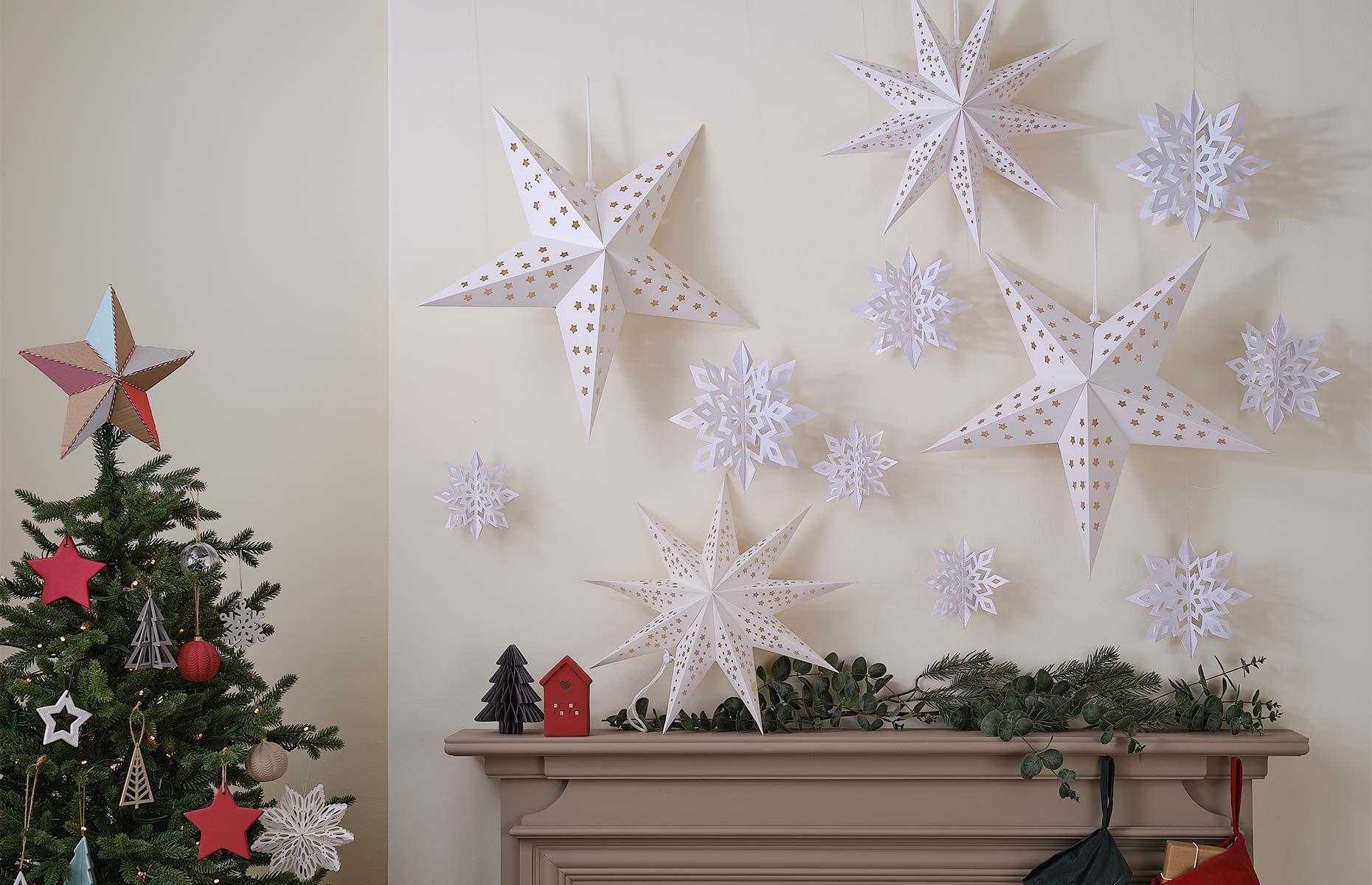 Estrellas de papel para manualidades