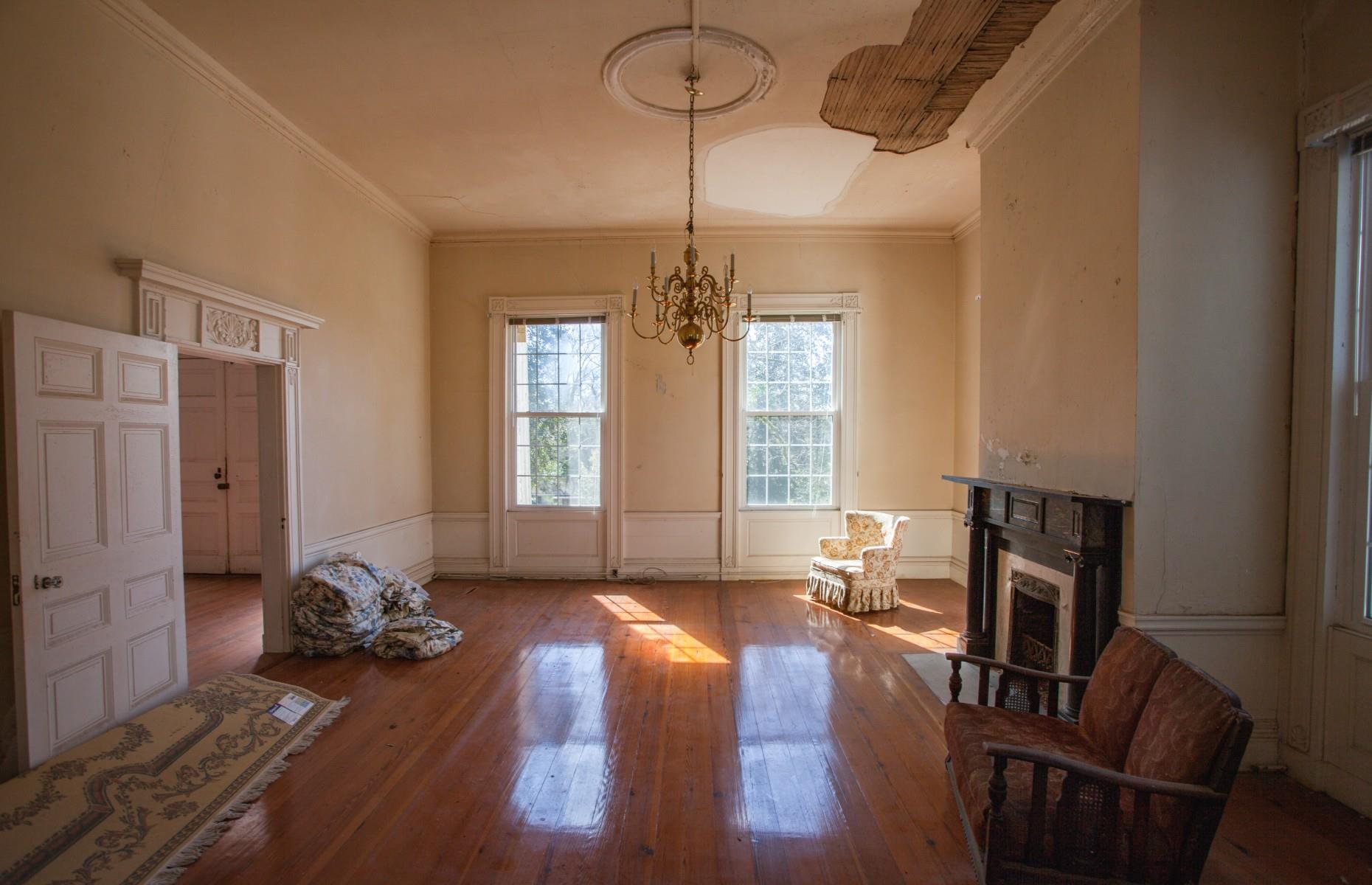 Before: the grand sitting room