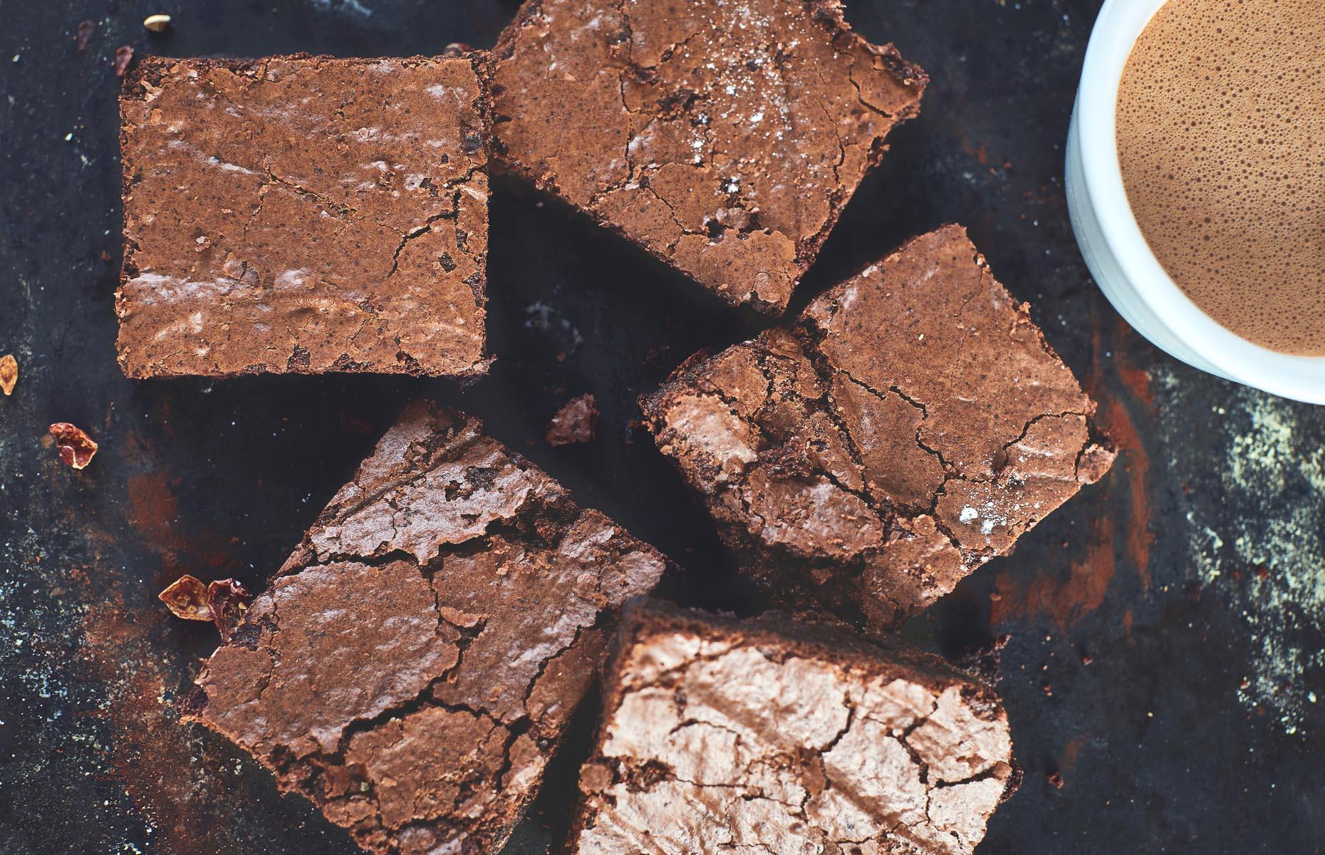 Make brownies richer with espresso