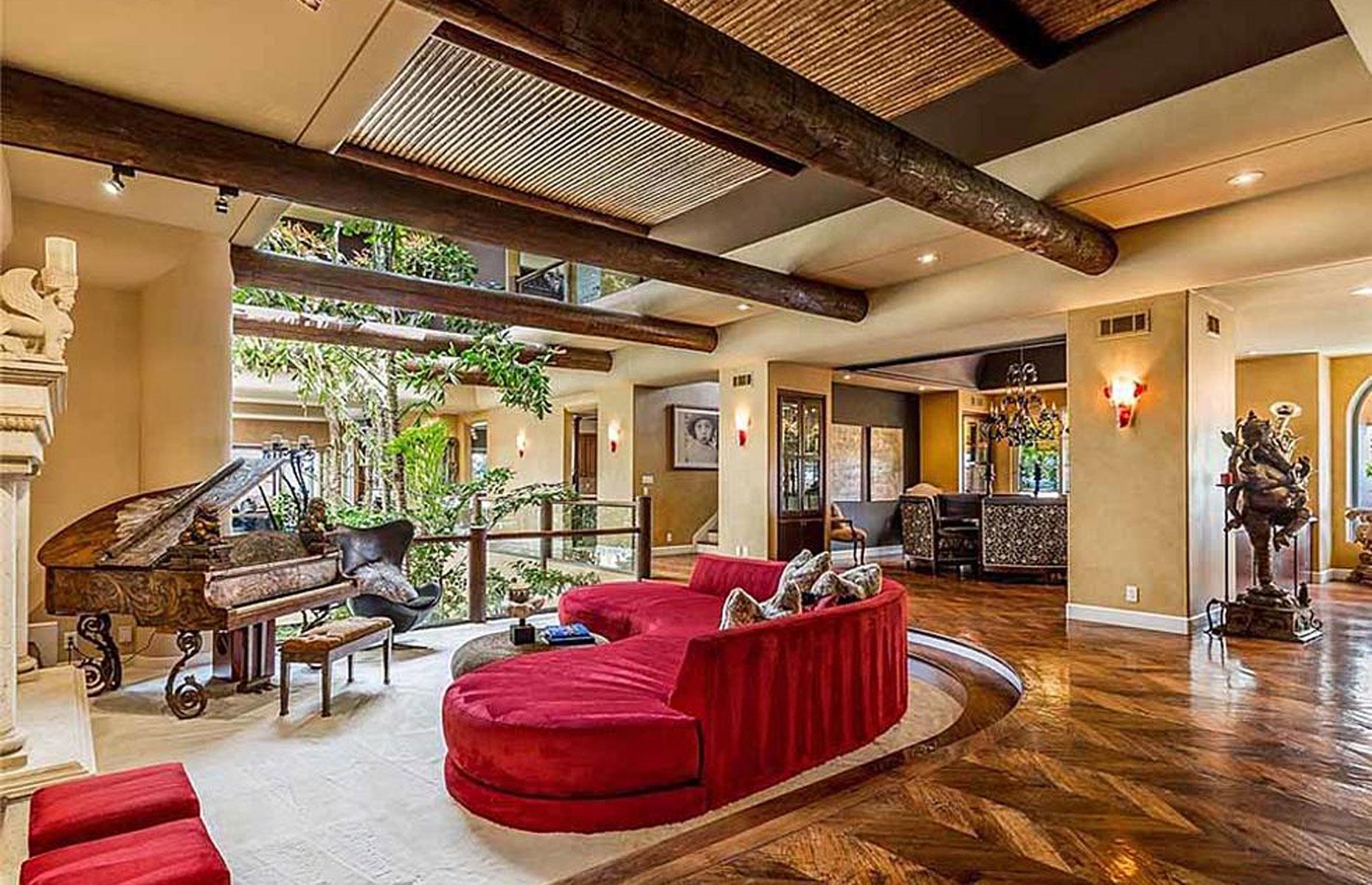 Tommy Lee's hillside villa, California, USA