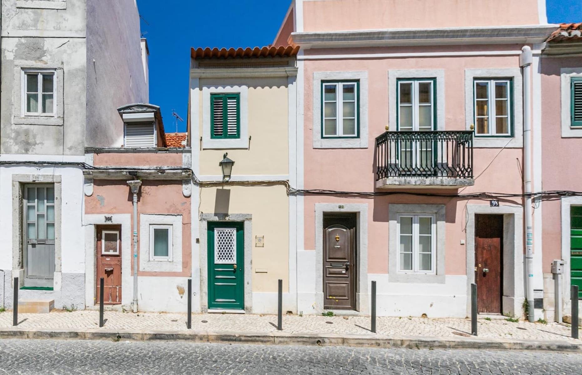 La casa estrecha de Belém, Lisboa, Portugal