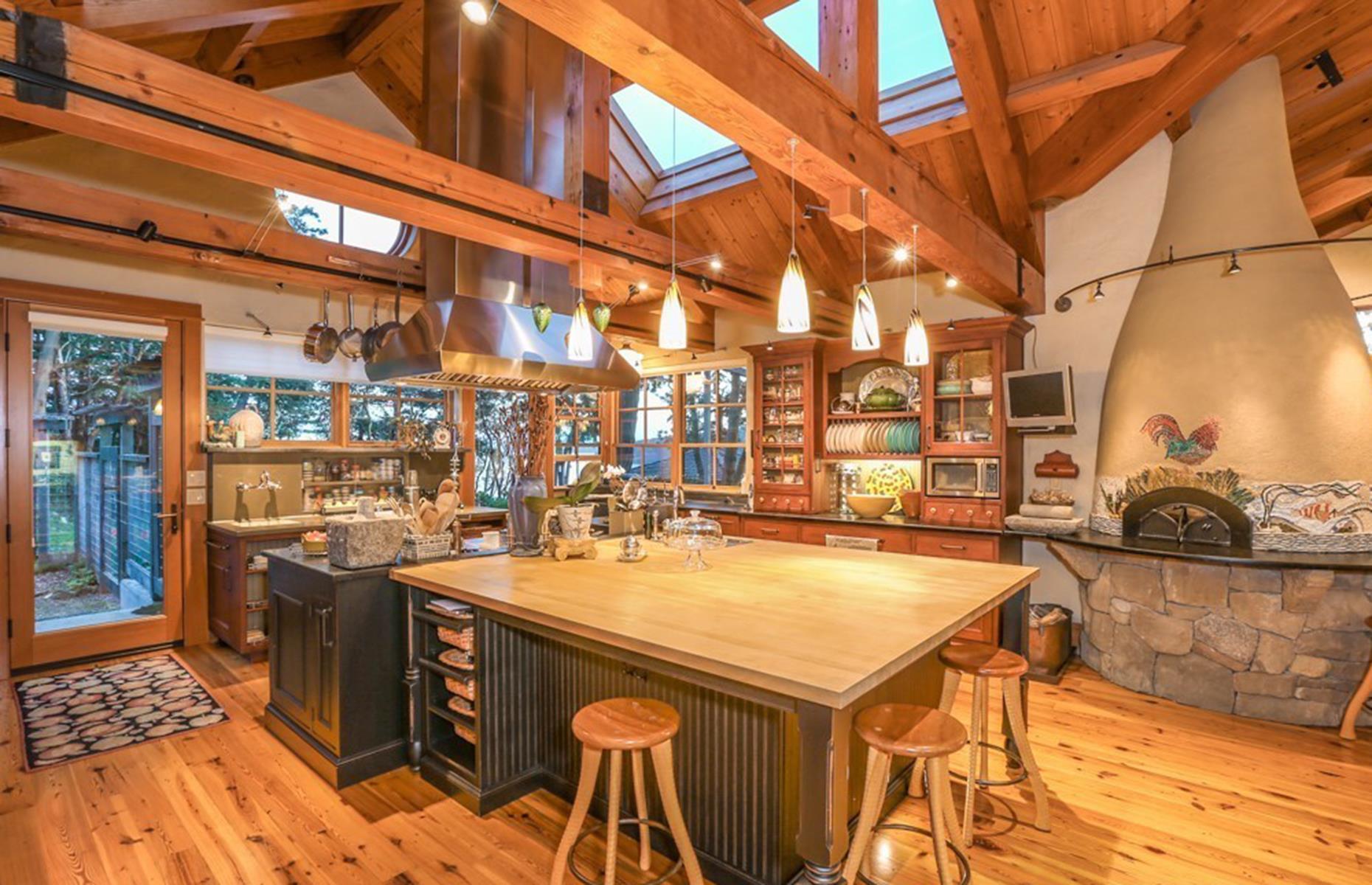 Oprah's island escape, Washington, USA