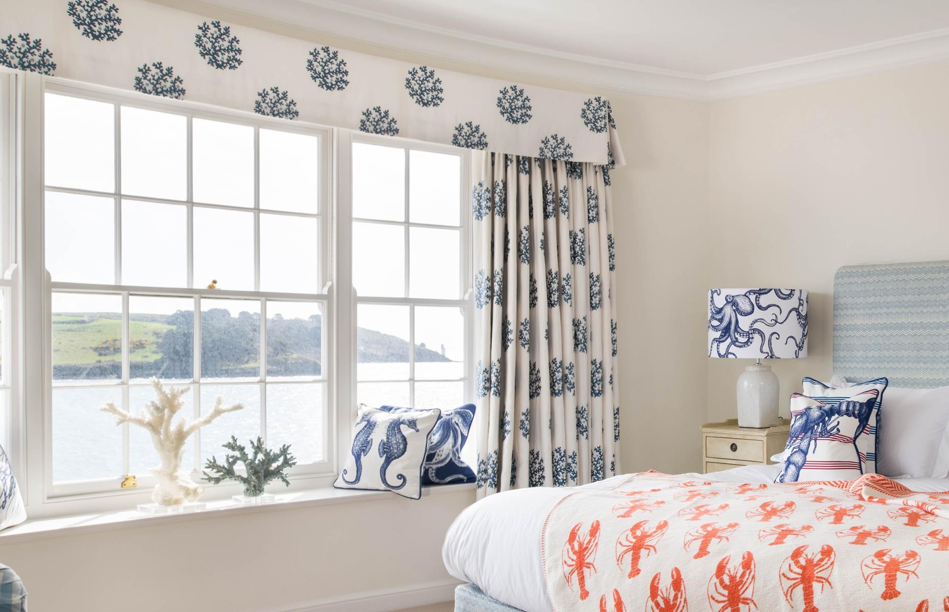 Hang curtains high