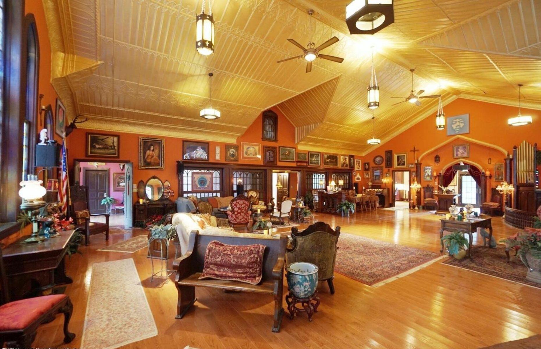 Colourful church conversion, New Jersey, USA