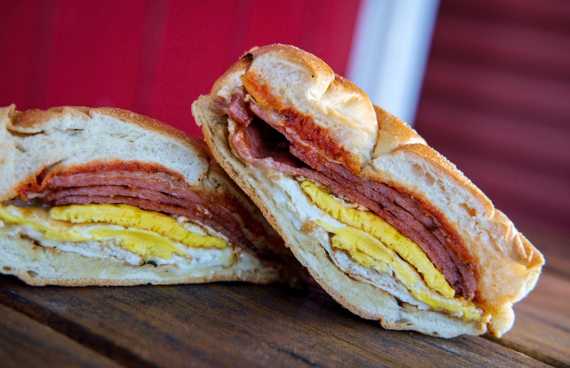 New Jersey: Taylor ham, egg and cheese sandwich