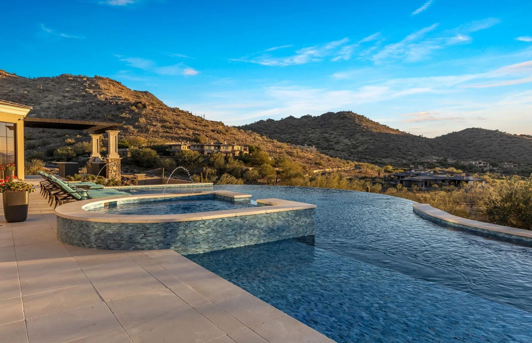 Modern Mediterranean masterpiece: infinity-edge pool