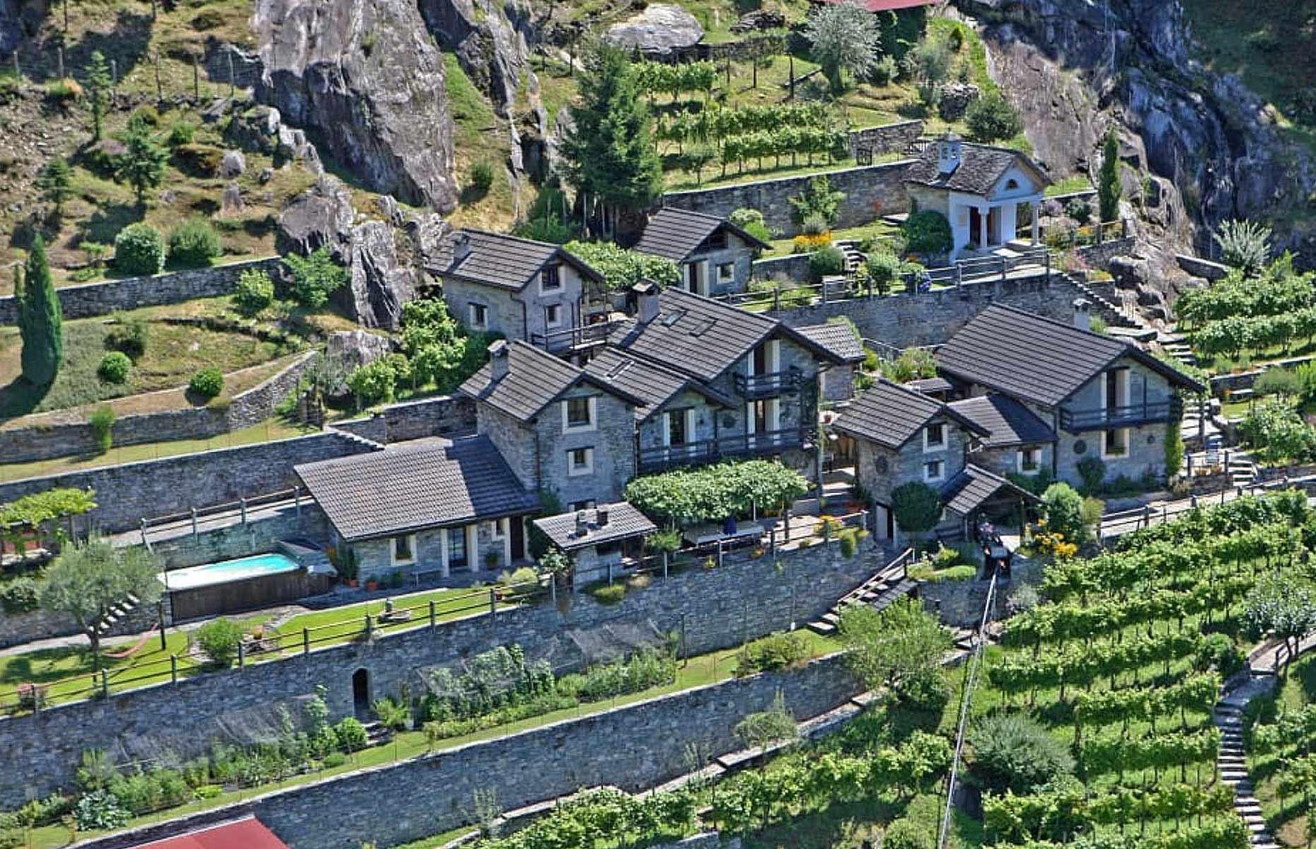 Un village reculé, Tessin, Suisse : 3,95 millions CHF (environ 4,13 M€)