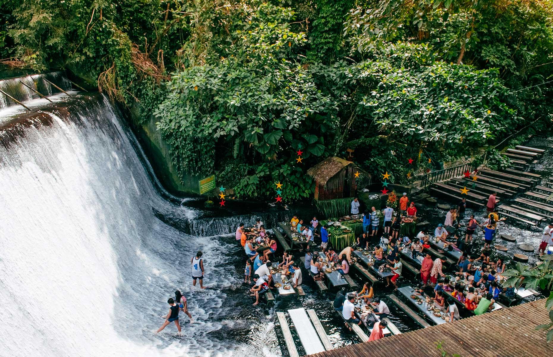 Labasin Waterfalls Restaurant, Quezon, Philippines