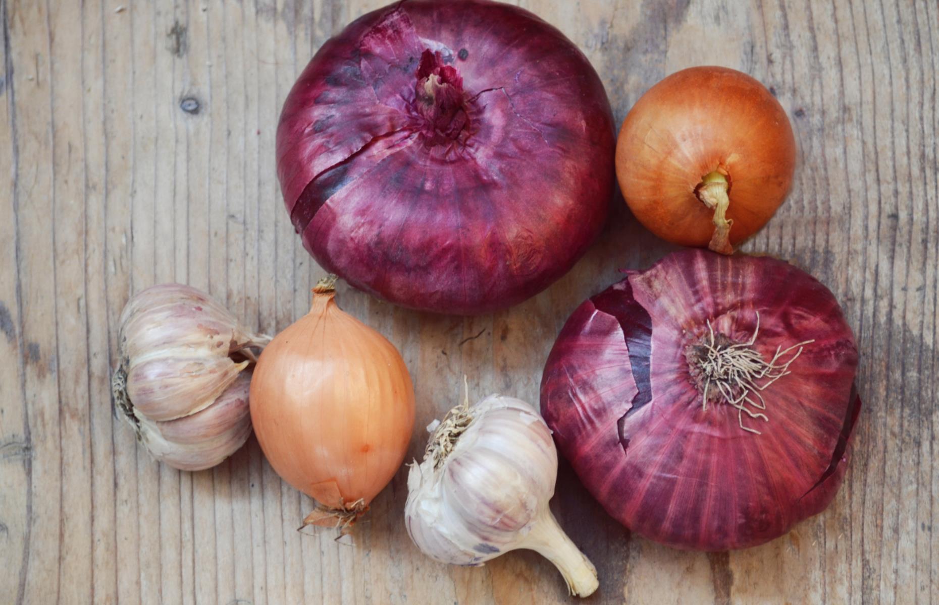 9. Sauté onion and garlic at the same time