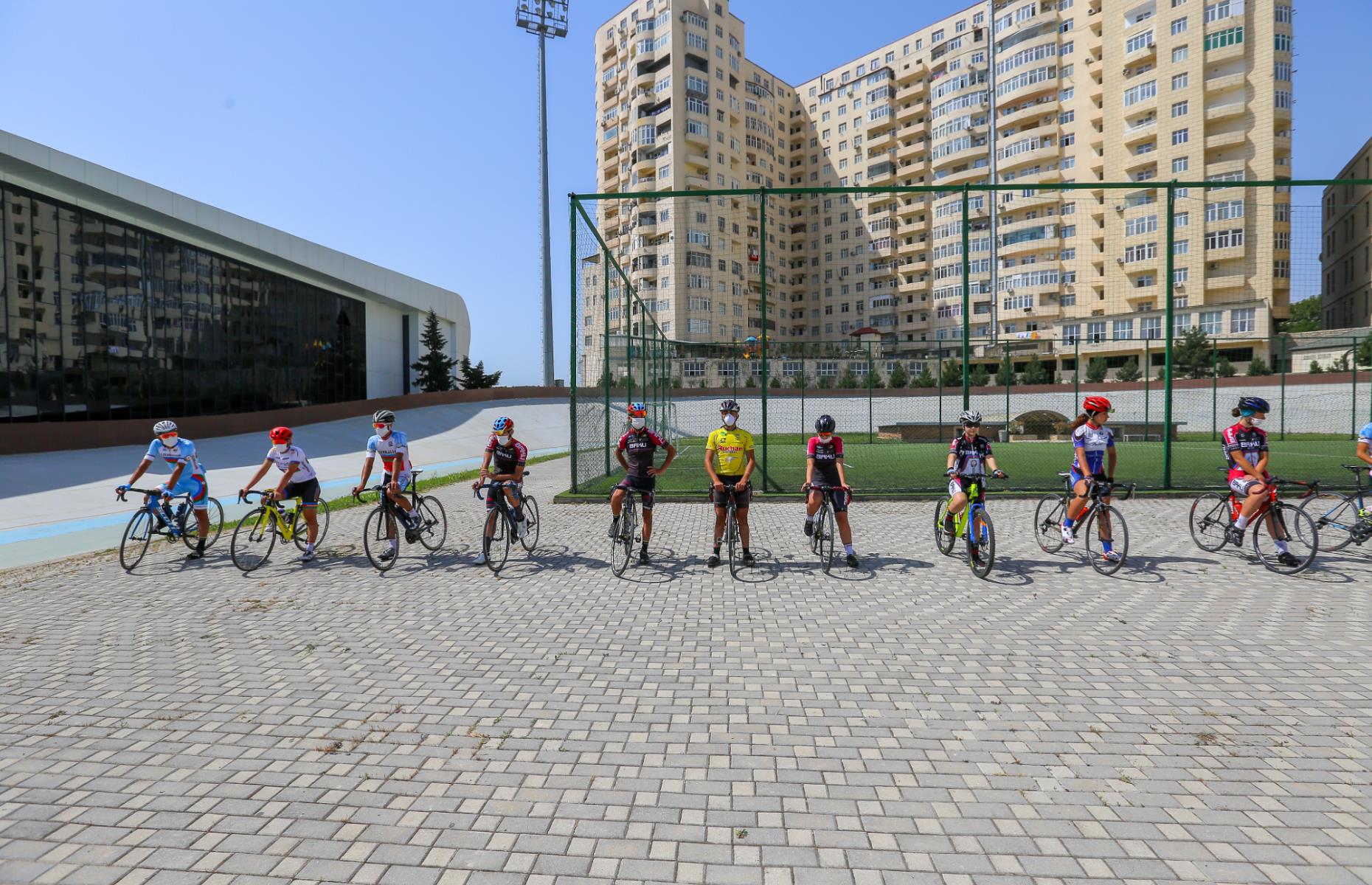 Baku, Azerbaijan: Cyclists gear up to resume training