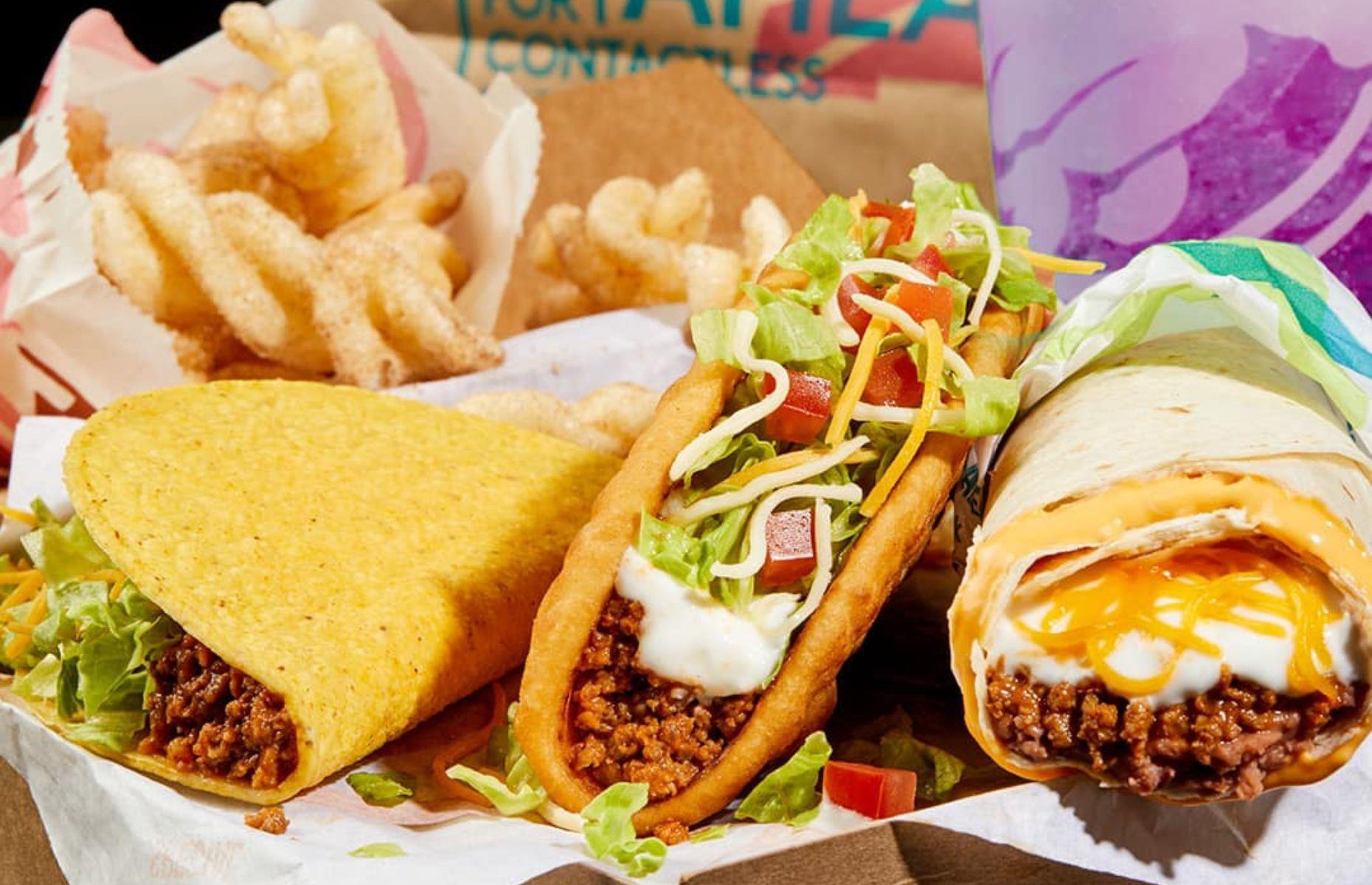Taco Bell: spicy potato soft taco