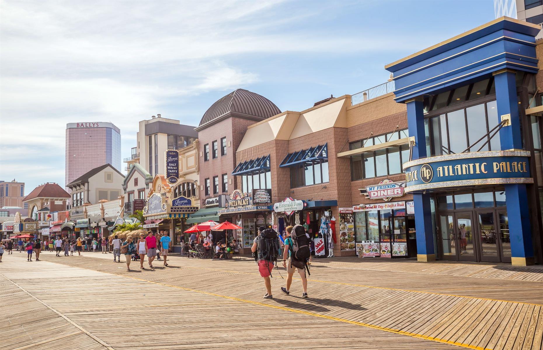 Now: Atlantic City Boardwalk, Atlantic City, New Jersey