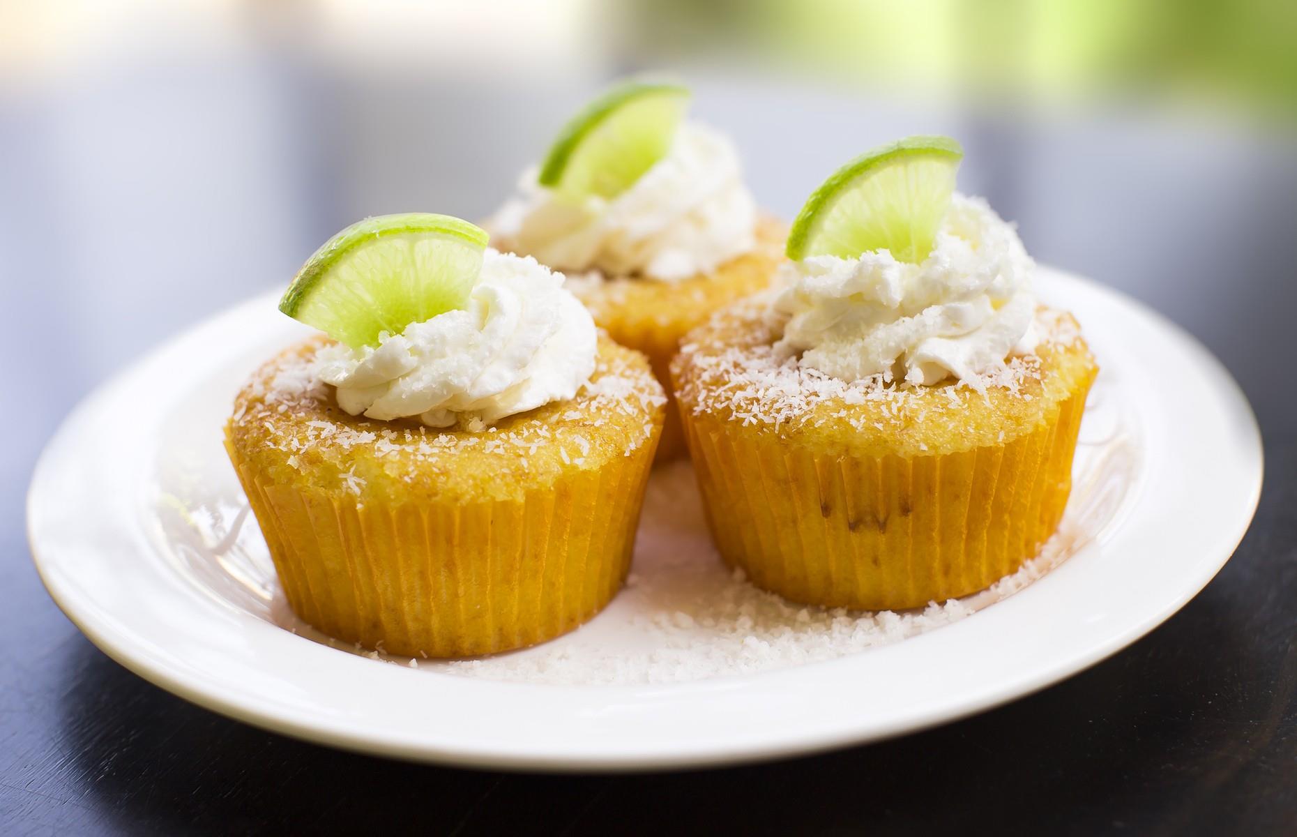 Key lime cupcakes