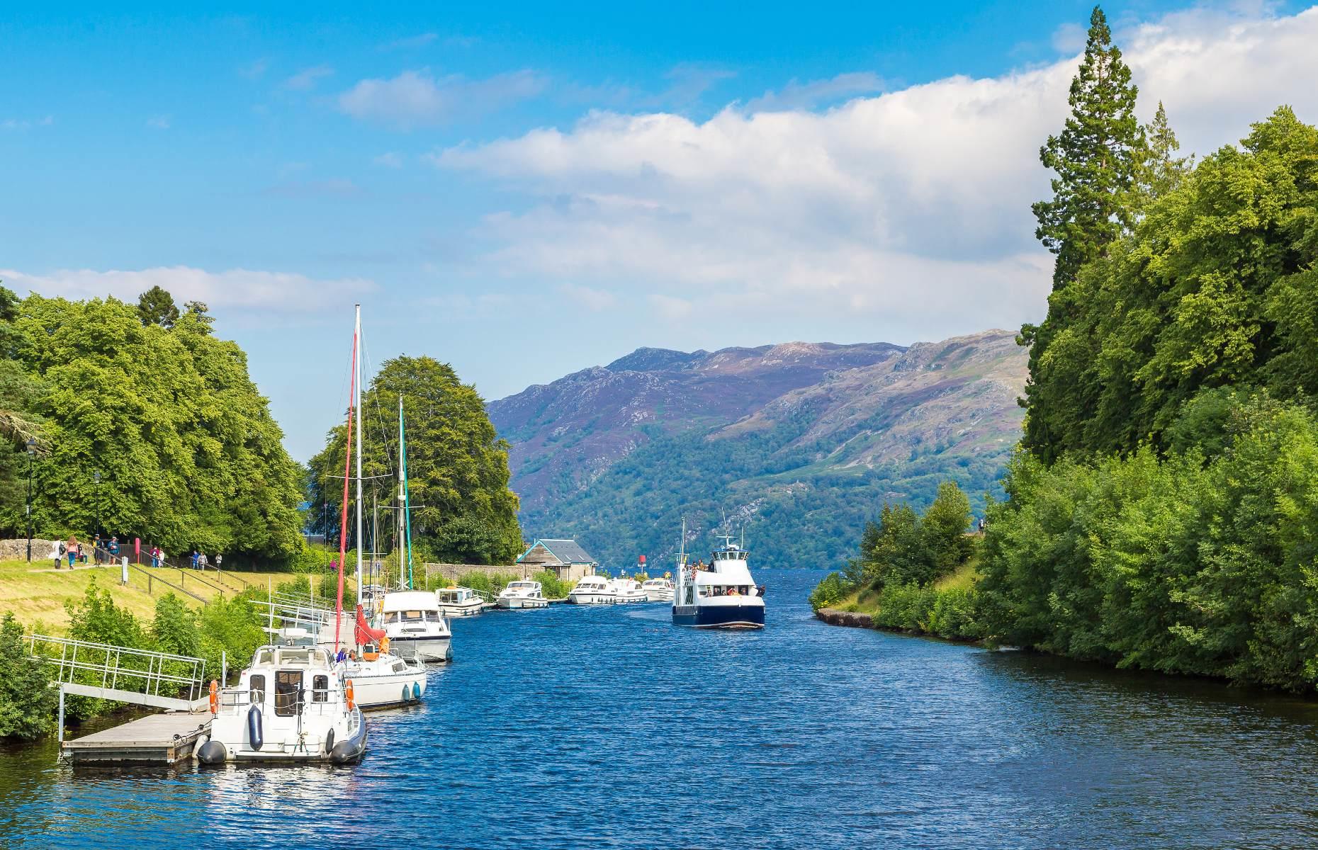 Caledonian Canal, Scotland, UK