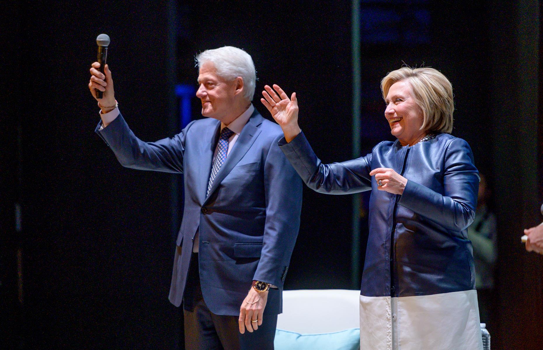 Bill and Hillary Clinton, estimated net worth: up to $250 million combined