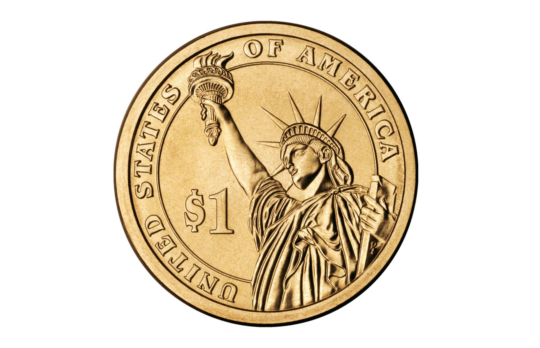 2005 'godless' presidential dollar coin 