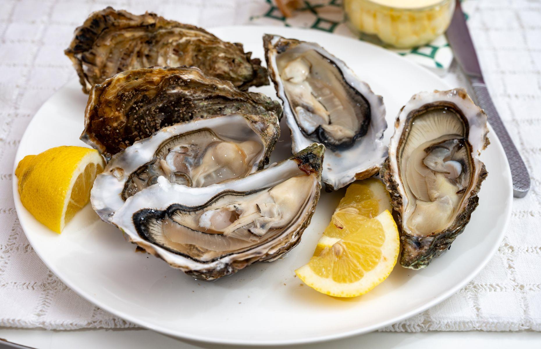 1. Raw oysters