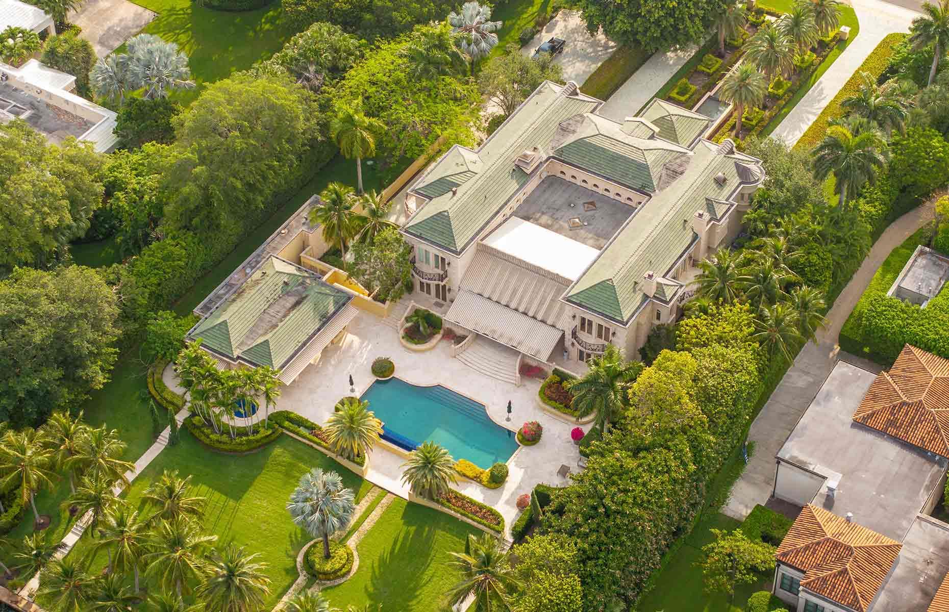 Jeff Bezos' neighbouring mansions on Indian Creek island, Florida