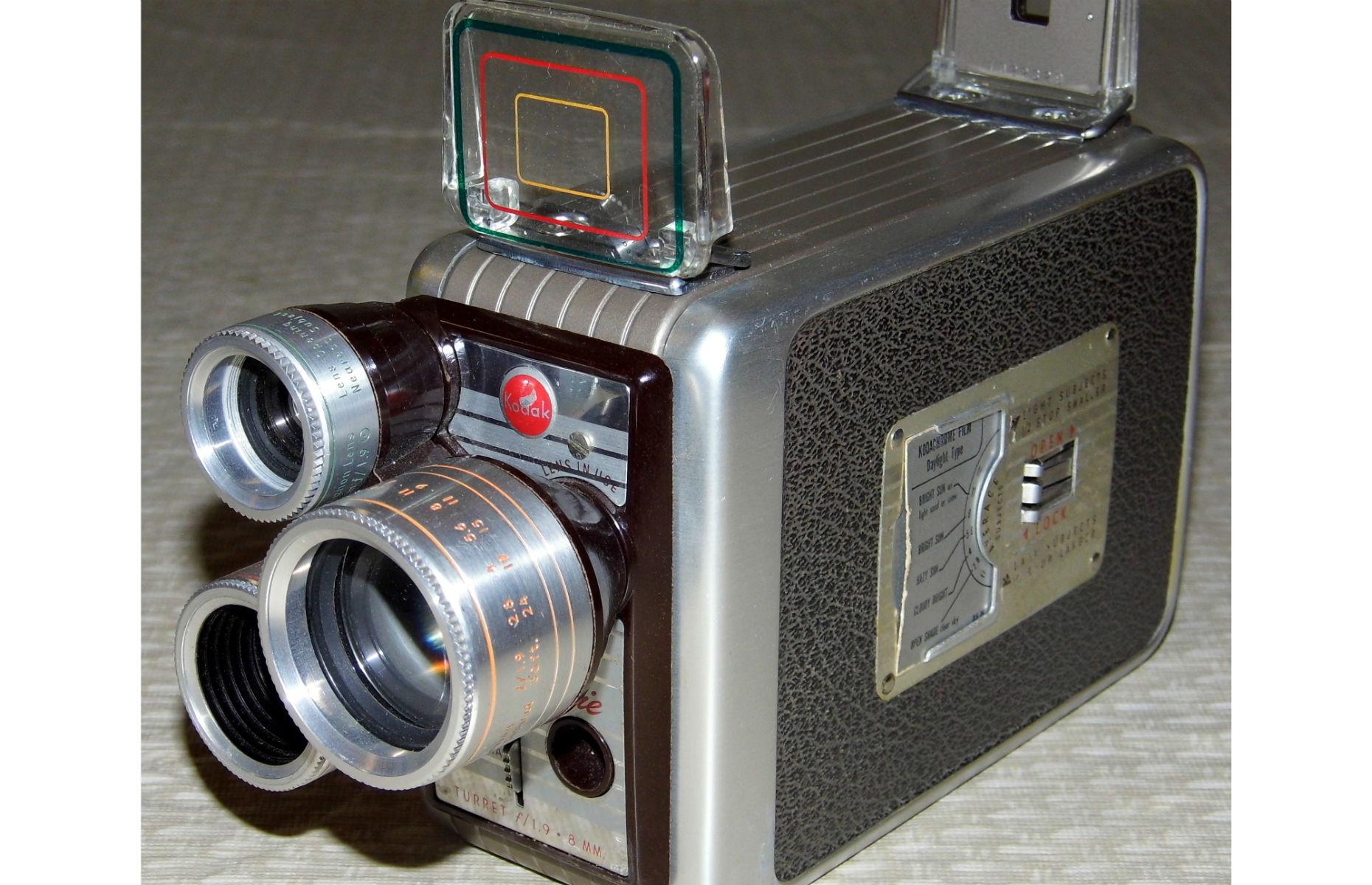 1951: 8mm movie camera