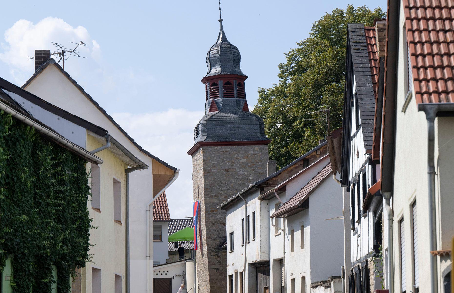 Gau-Weinheim Bell Tower, Rhineland-Palatinate, Germany