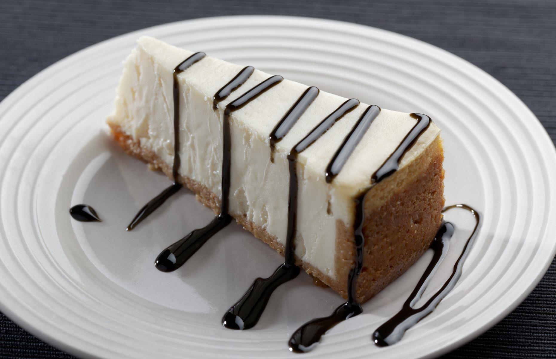 45. Drizzle liquorice on cheesecake