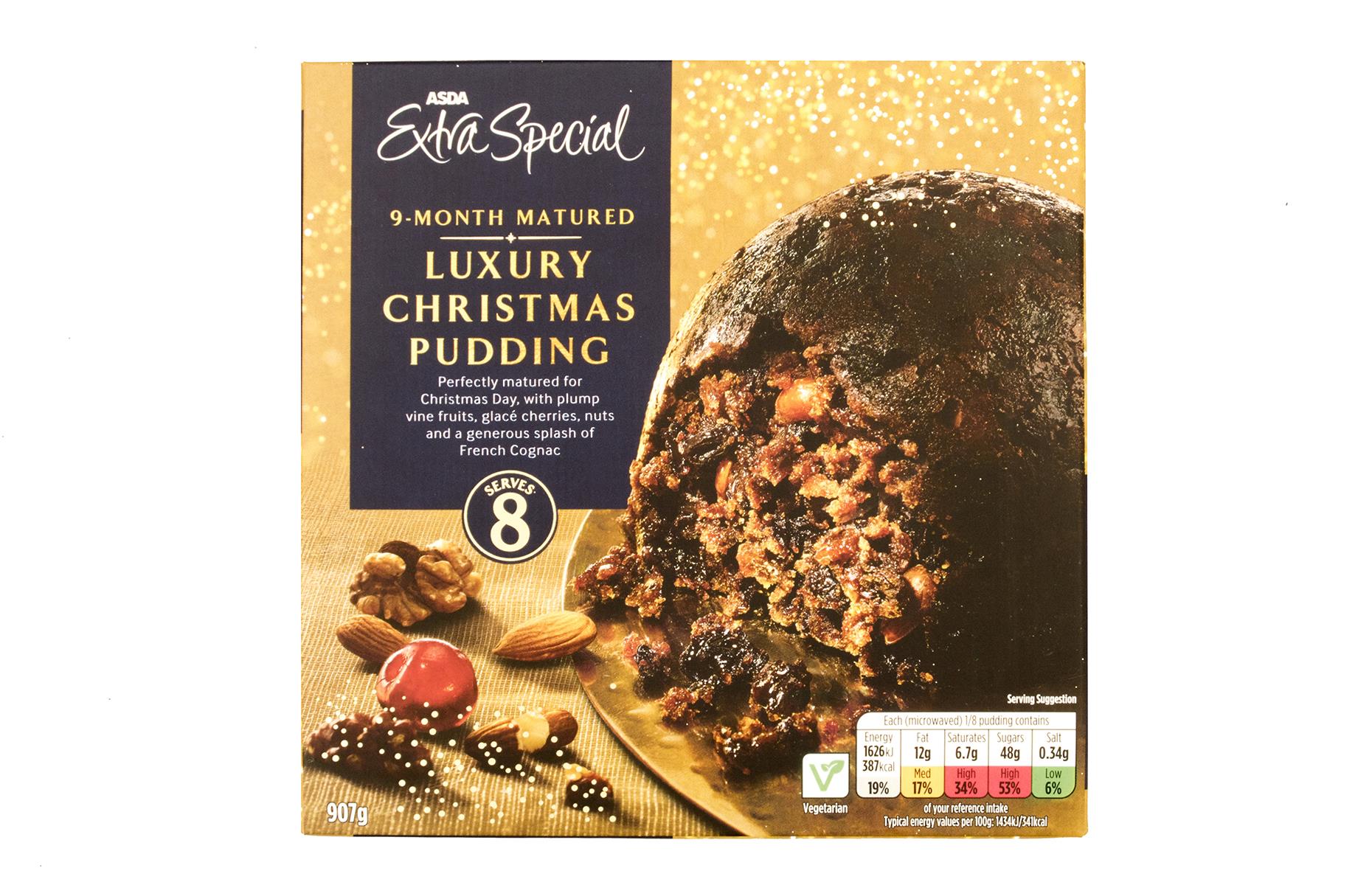 Overall winner: ASDA Extra Special 9 Month Matured Luxury Christmas Pudding, £6.50 (907g)
