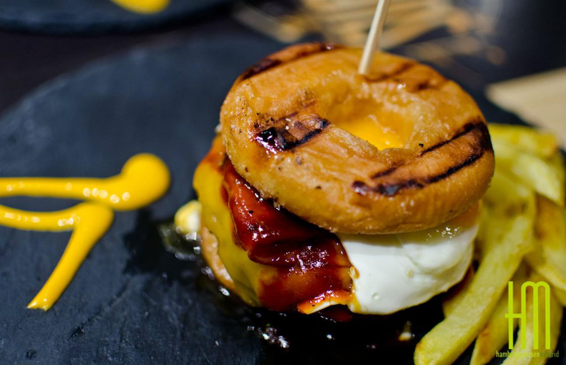 Donut burger