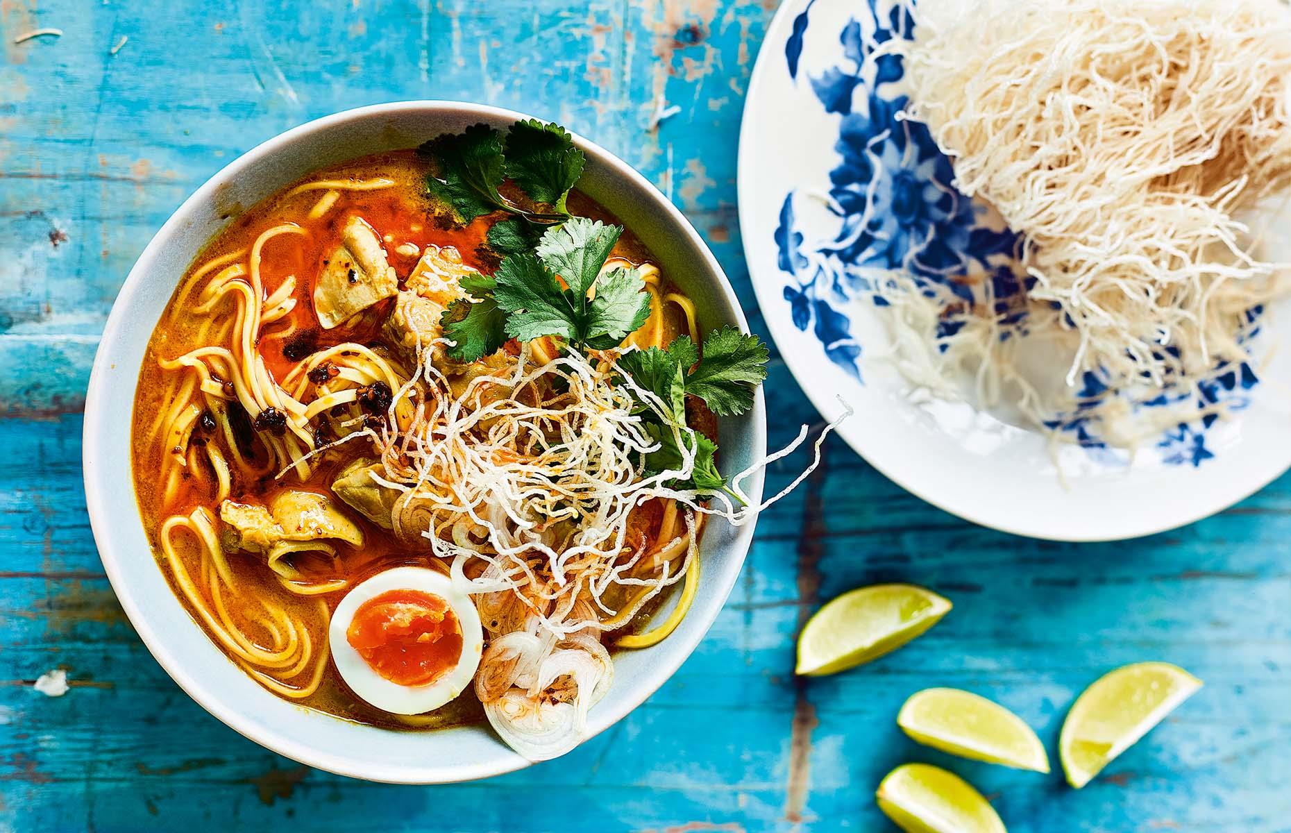 22. Coconut chicken noodles
