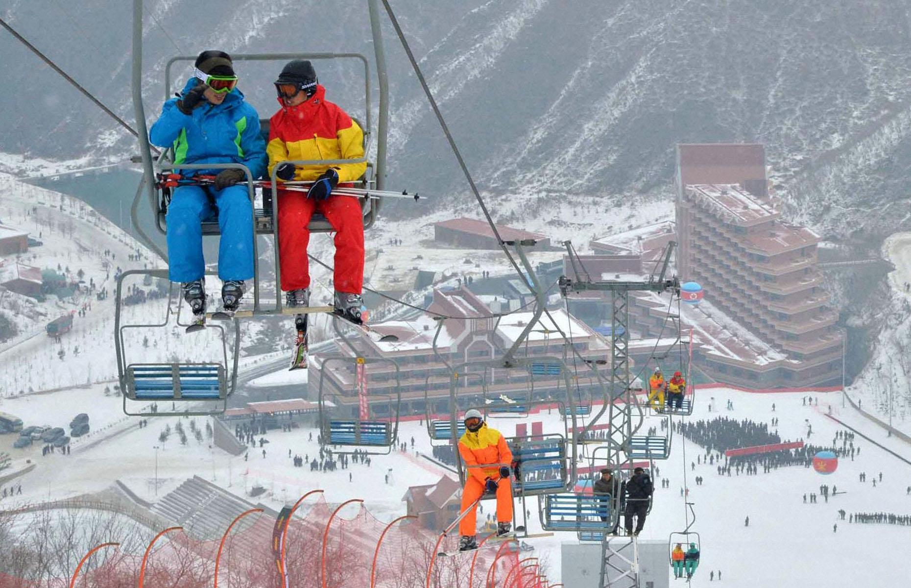 You can ski at a world-class ski resort