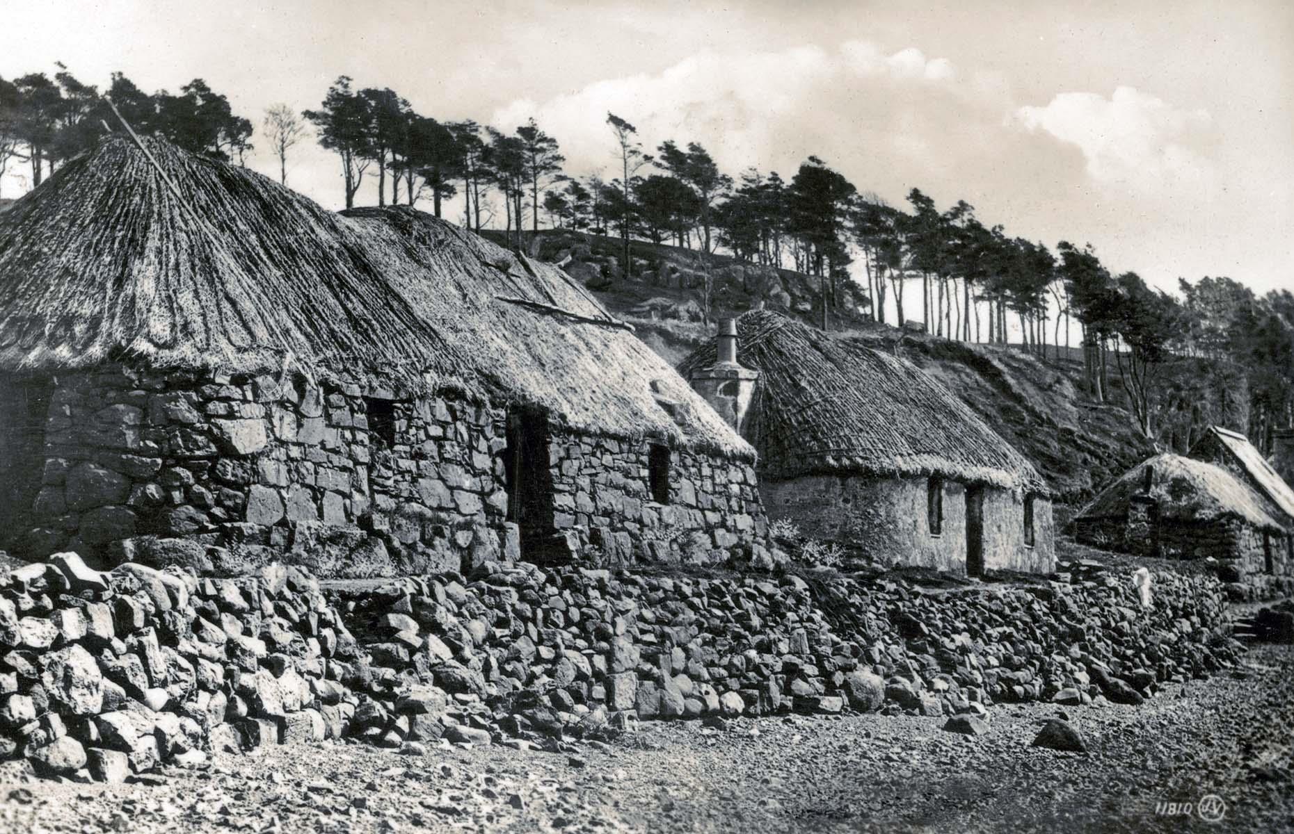 1890: Casas de campo en la Isla de Skye