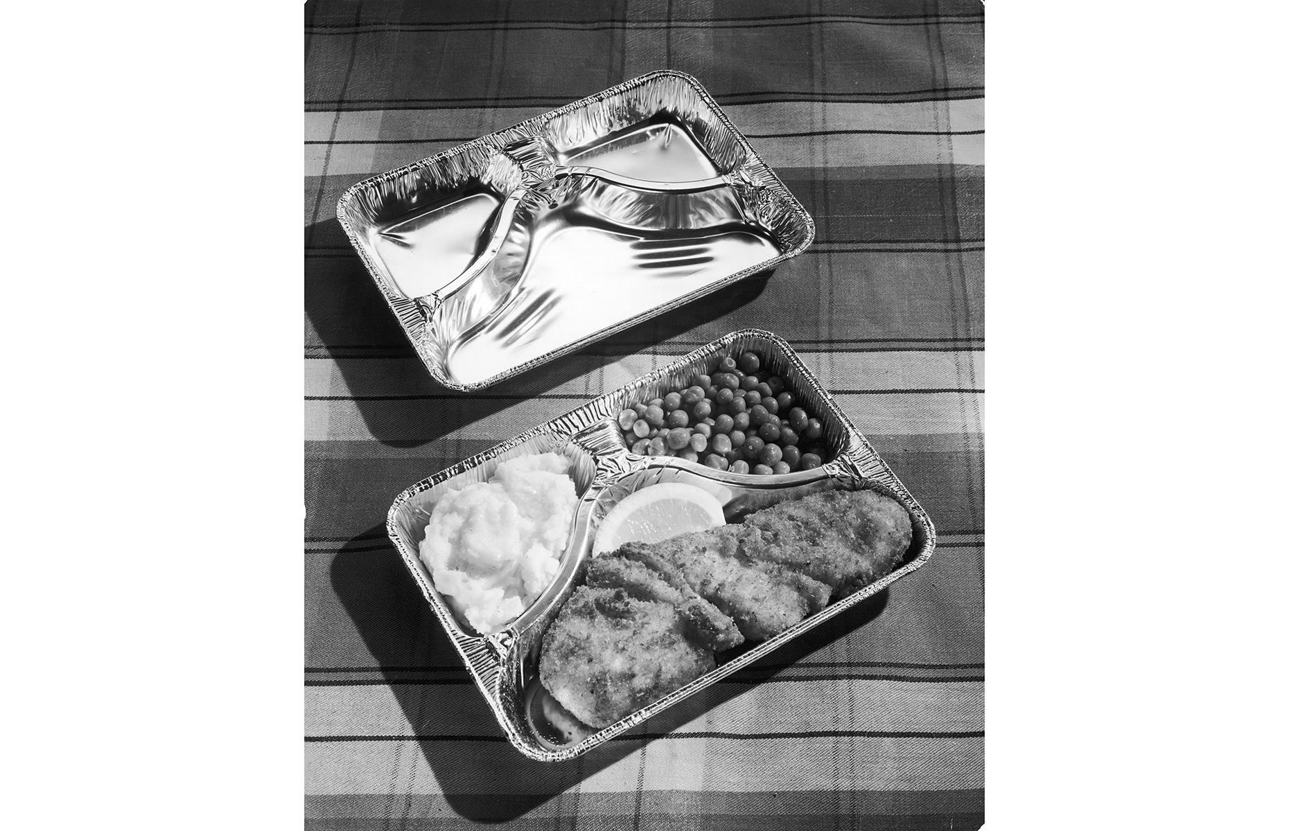 c. 1955: TV dinners feed the nation