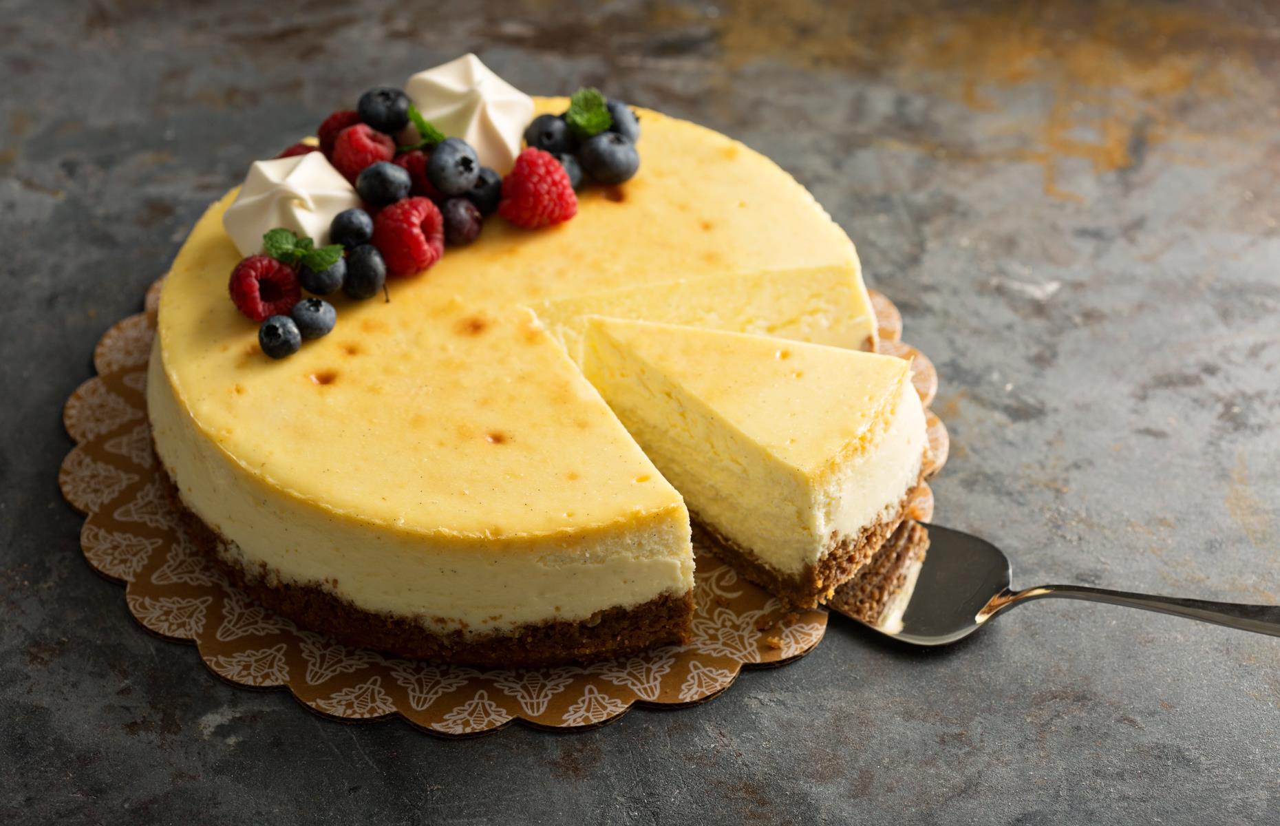 11. New York cheesecake