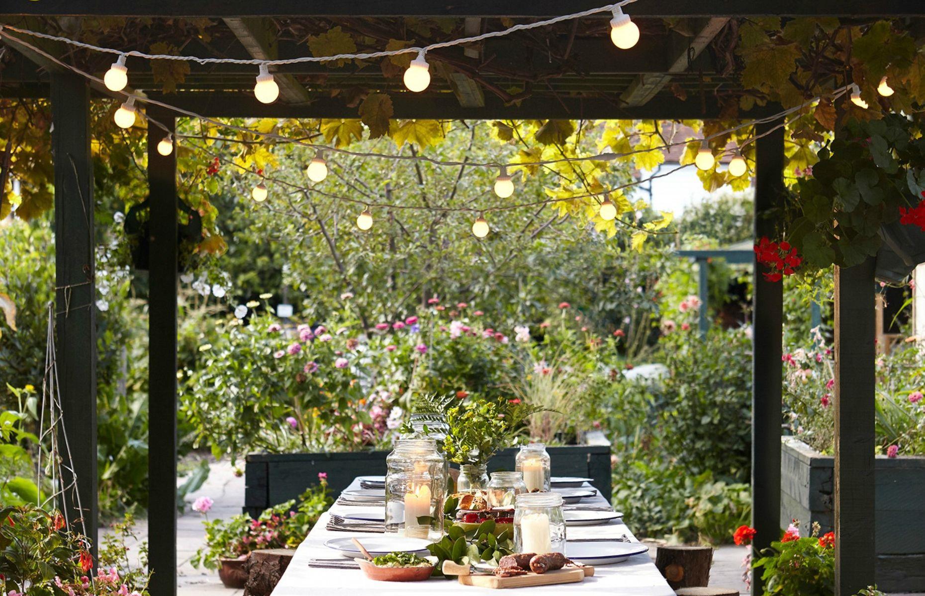Illuminate a gazebo