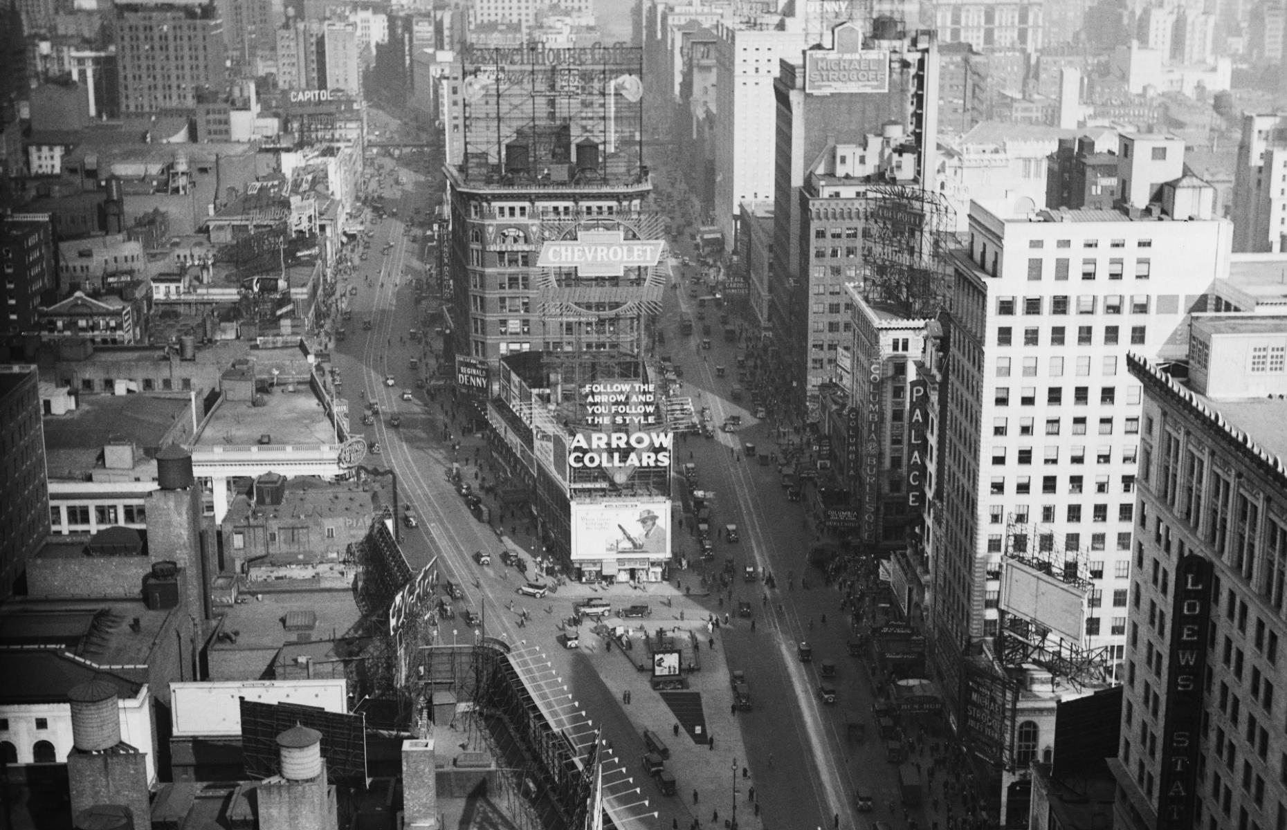Times Square, New York City, New York, USA (1920s)