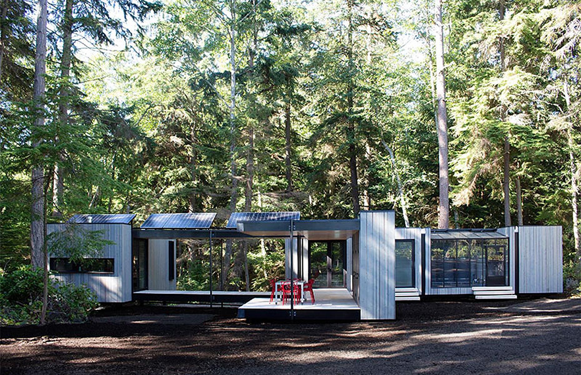 Flat-pack eco cabin by NODE