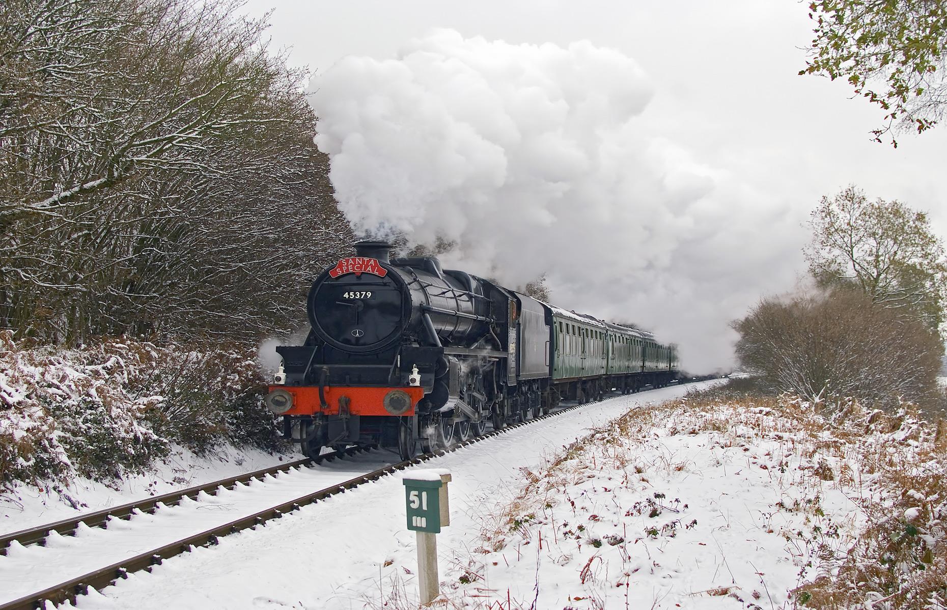 Steam Illuminations, Watercress Line, Hampshire