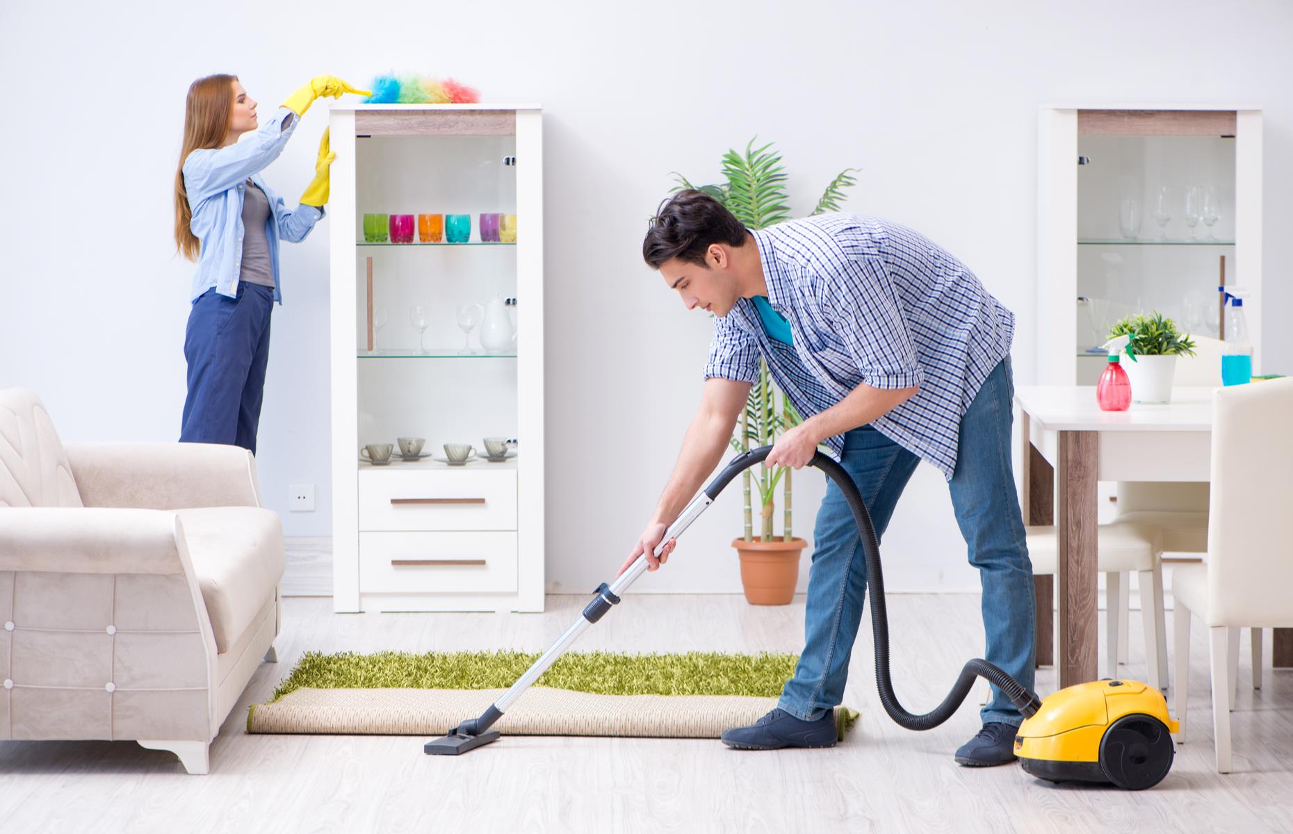 Keeping on top of the cleaning