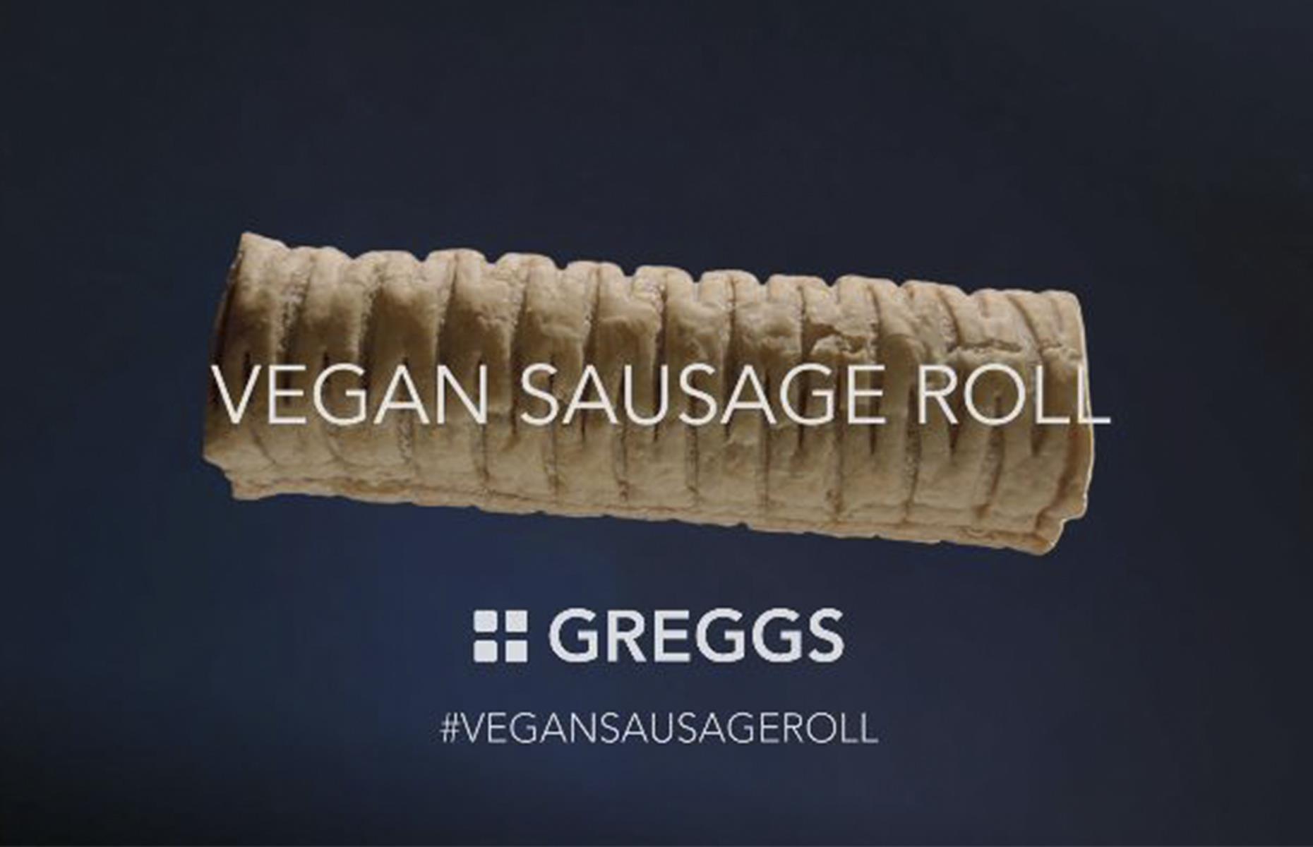 Vegan sausage roll, Greggs, UK