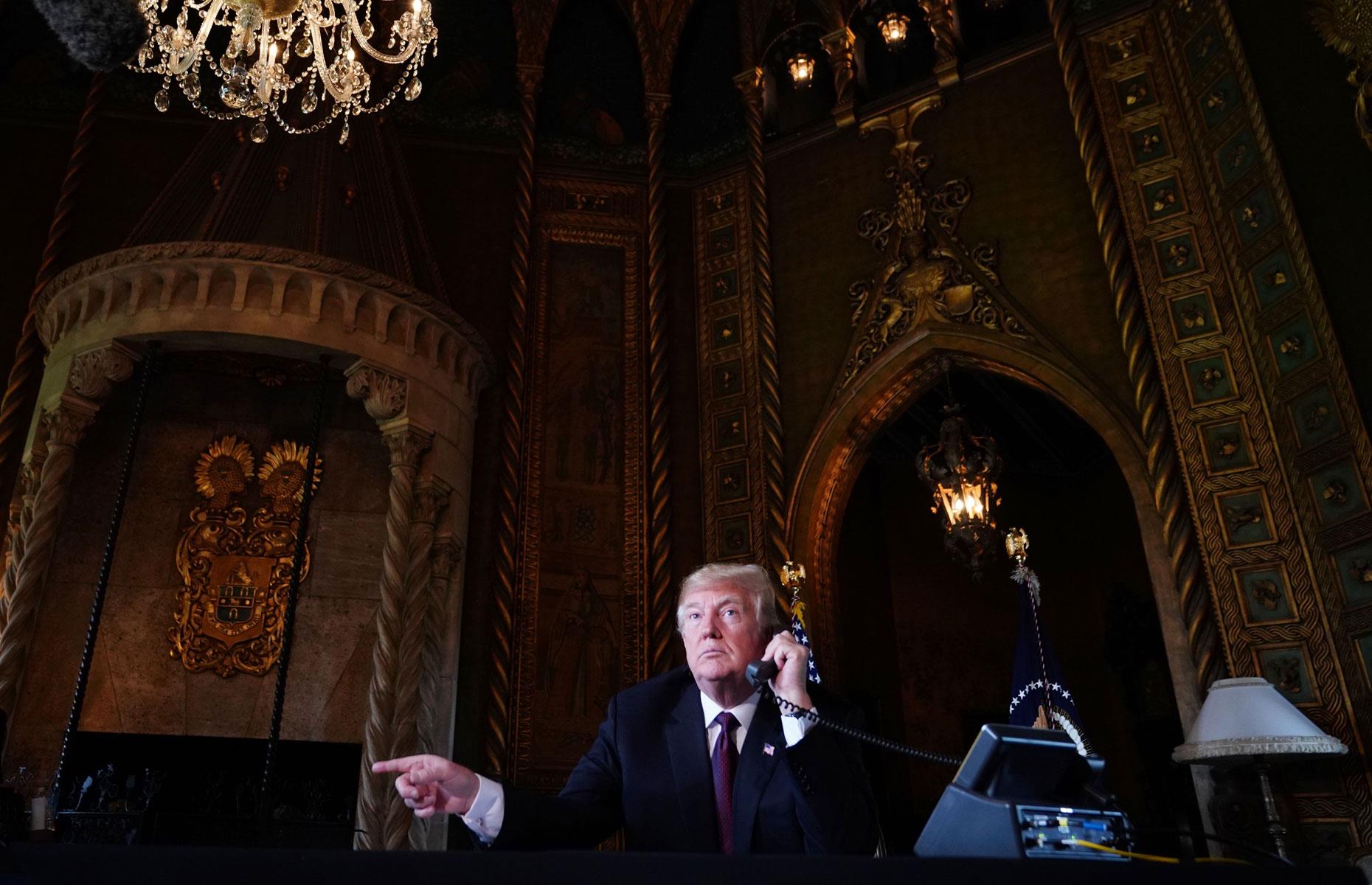 The town council is reviewing Trump's residency