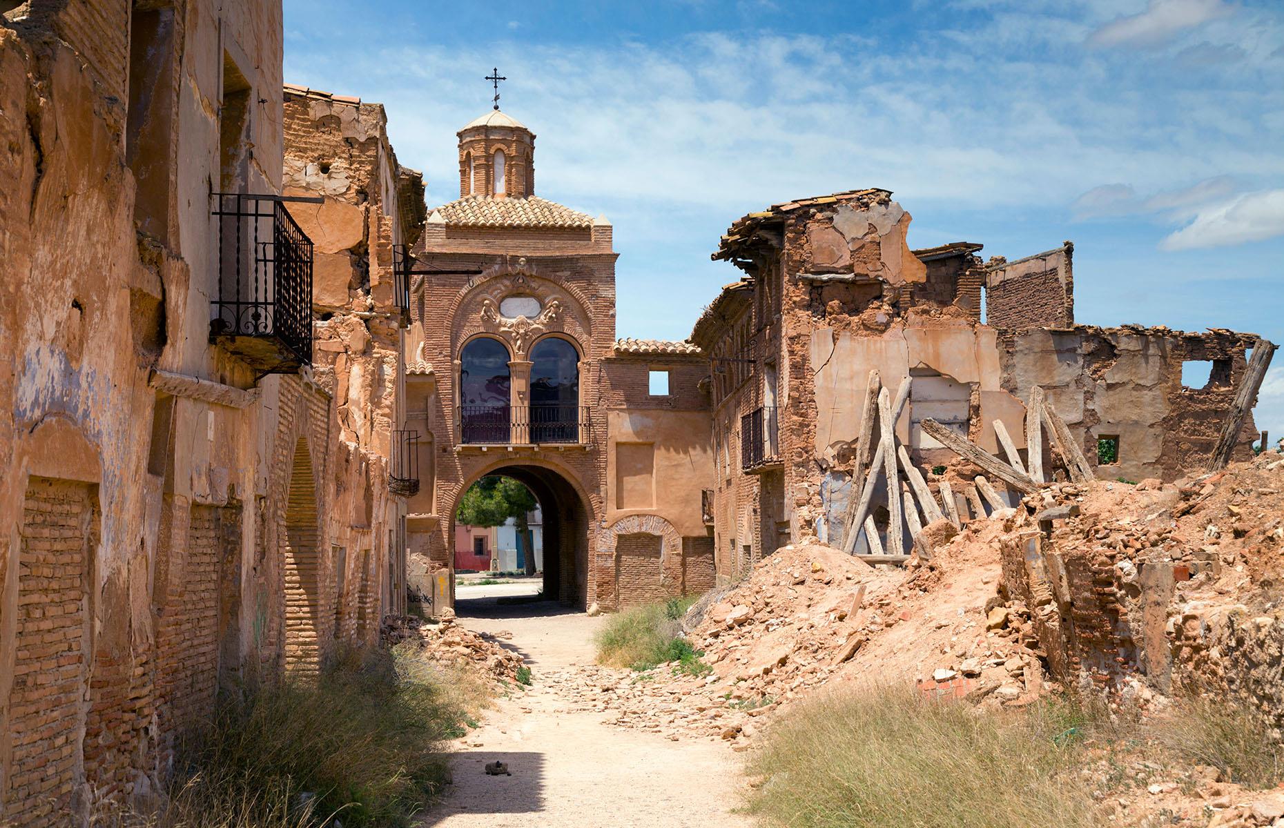 Now: Belchite, Spain