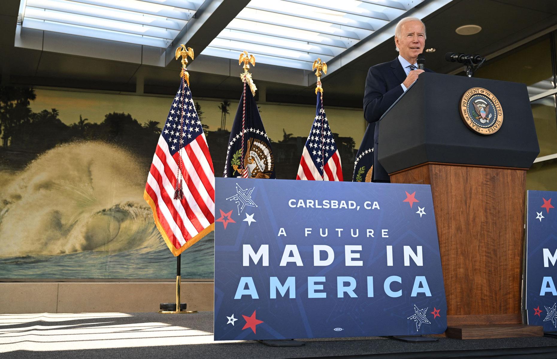 What is America doing to reduce its dependence on China?
