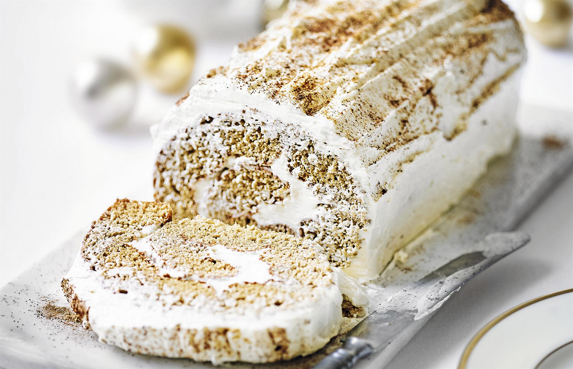 2. Gingerbread yule log