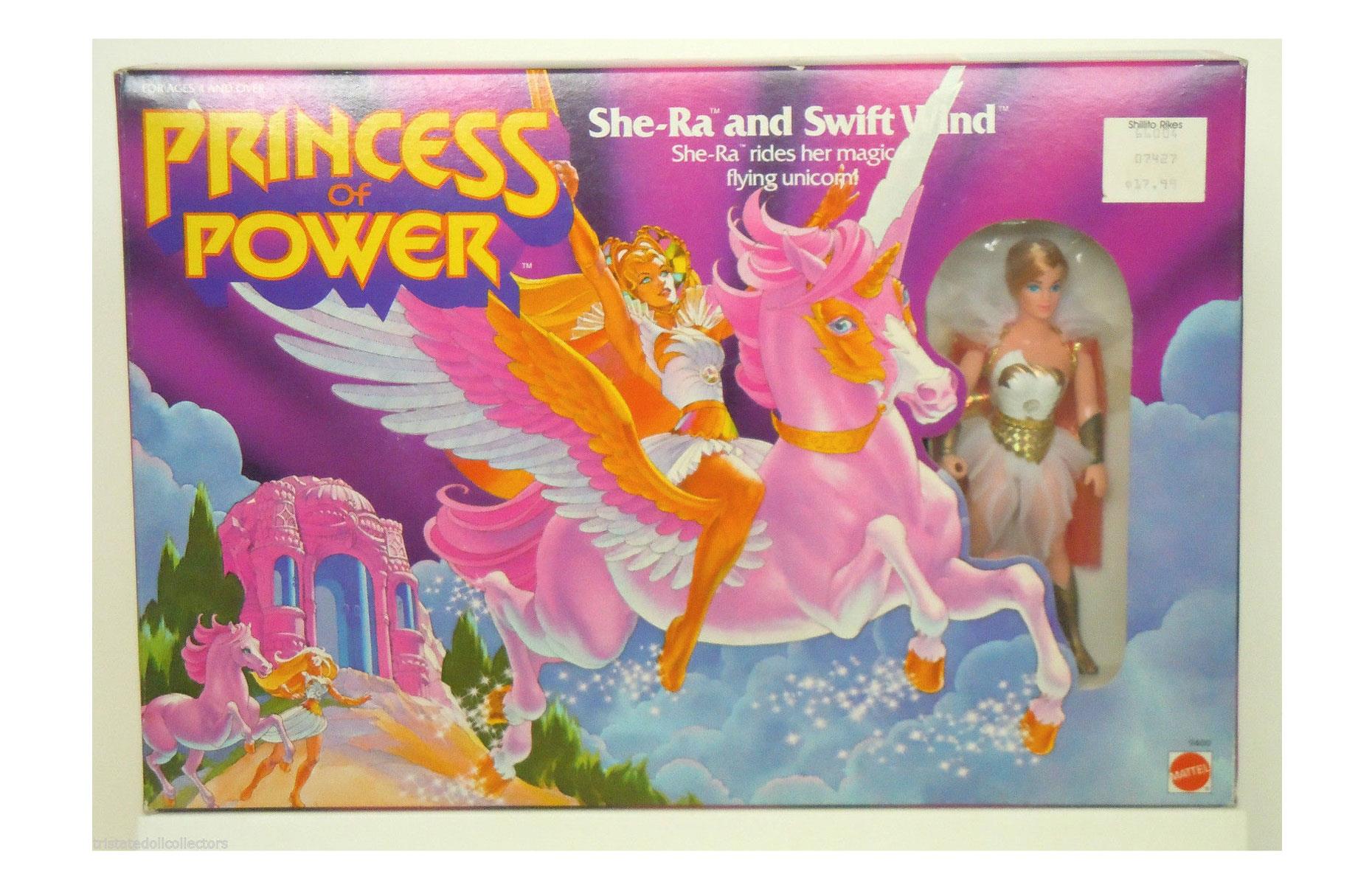 1984 –  He-Man She-Ra Princess of Power and Swift Wind: up to $4,000 (£2.9k)