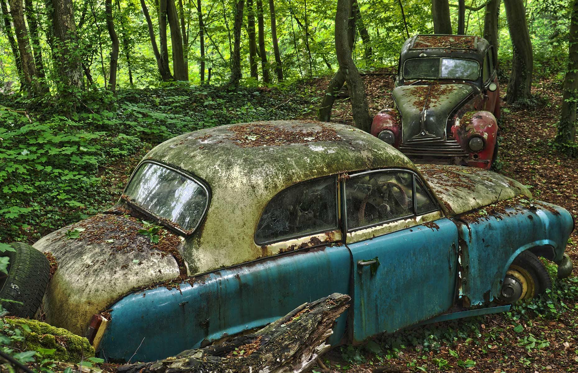 Châtillon Car Graveyard, Châtillon, Belgium